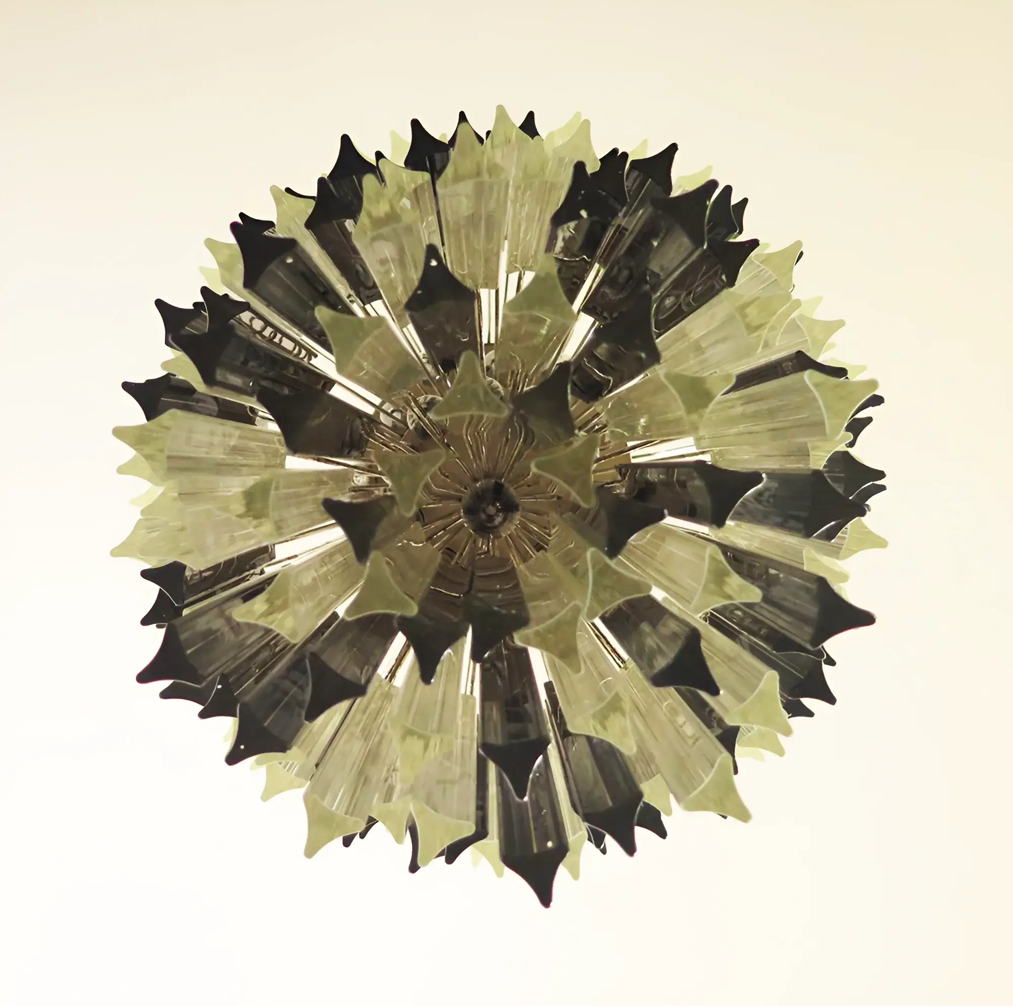 Fantastic Murano Prisms Smoked Transparent Chandelier - Image 14