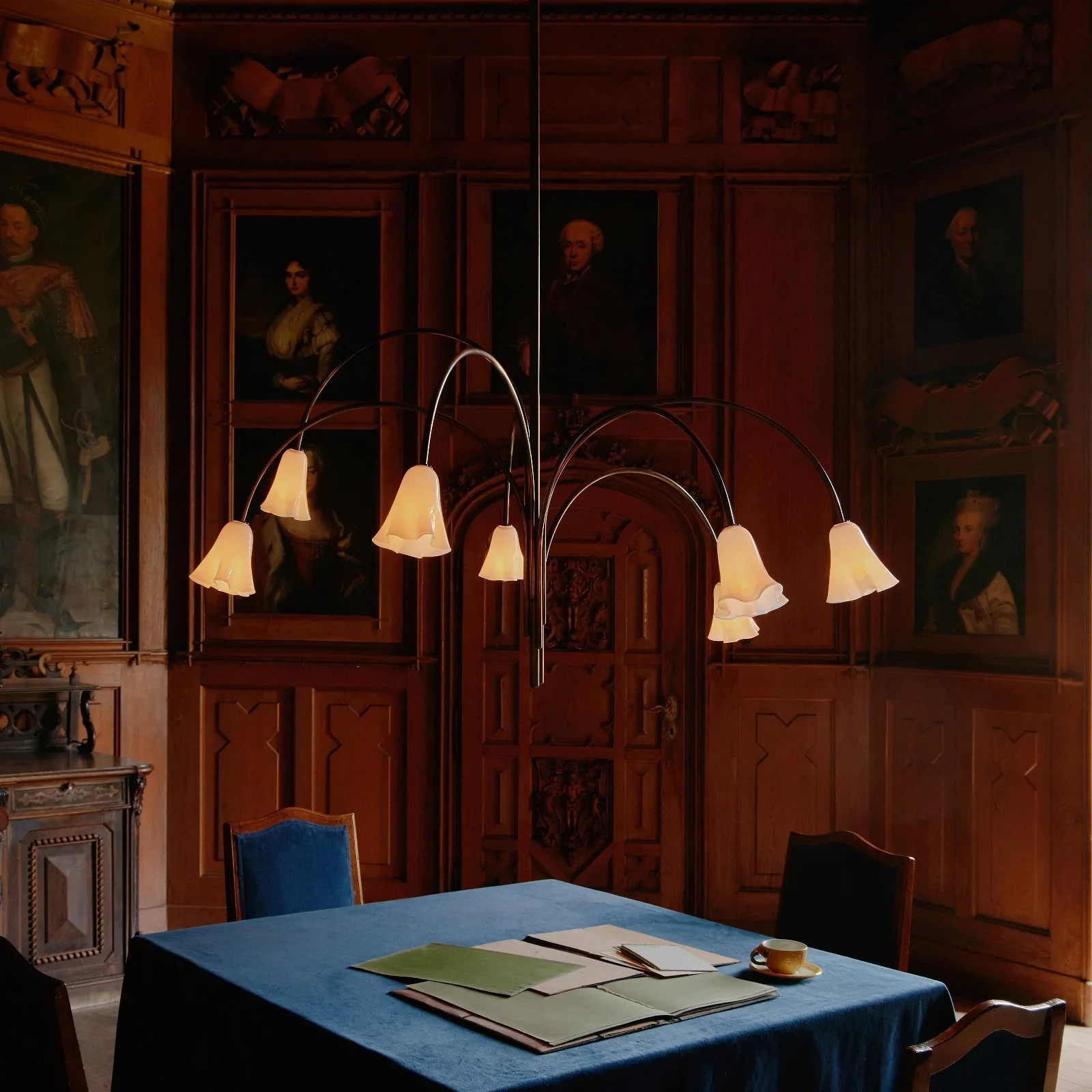Flora Medieval Glass Chandelier - Image 11