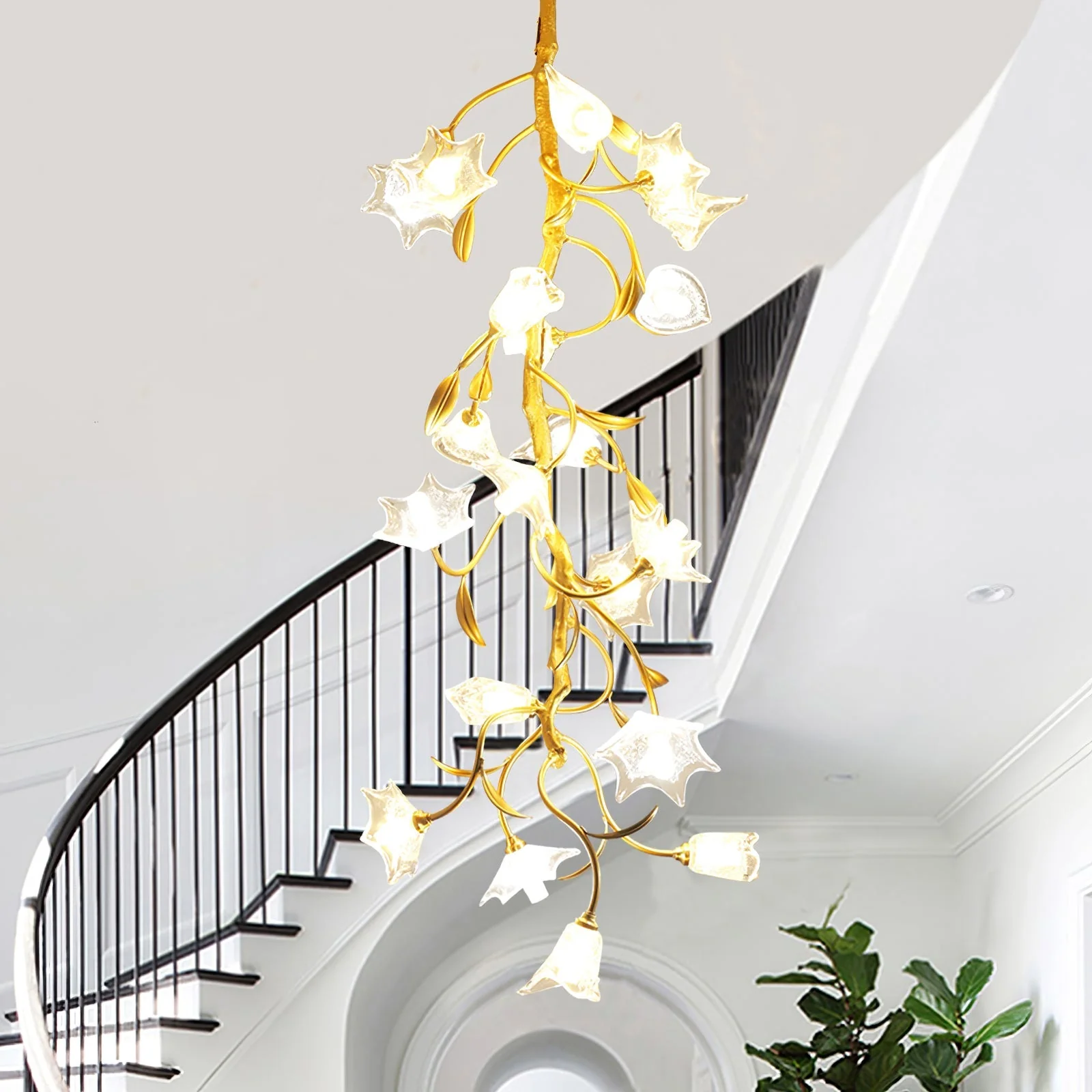 Flower Craftsman Chandelier - Image 6