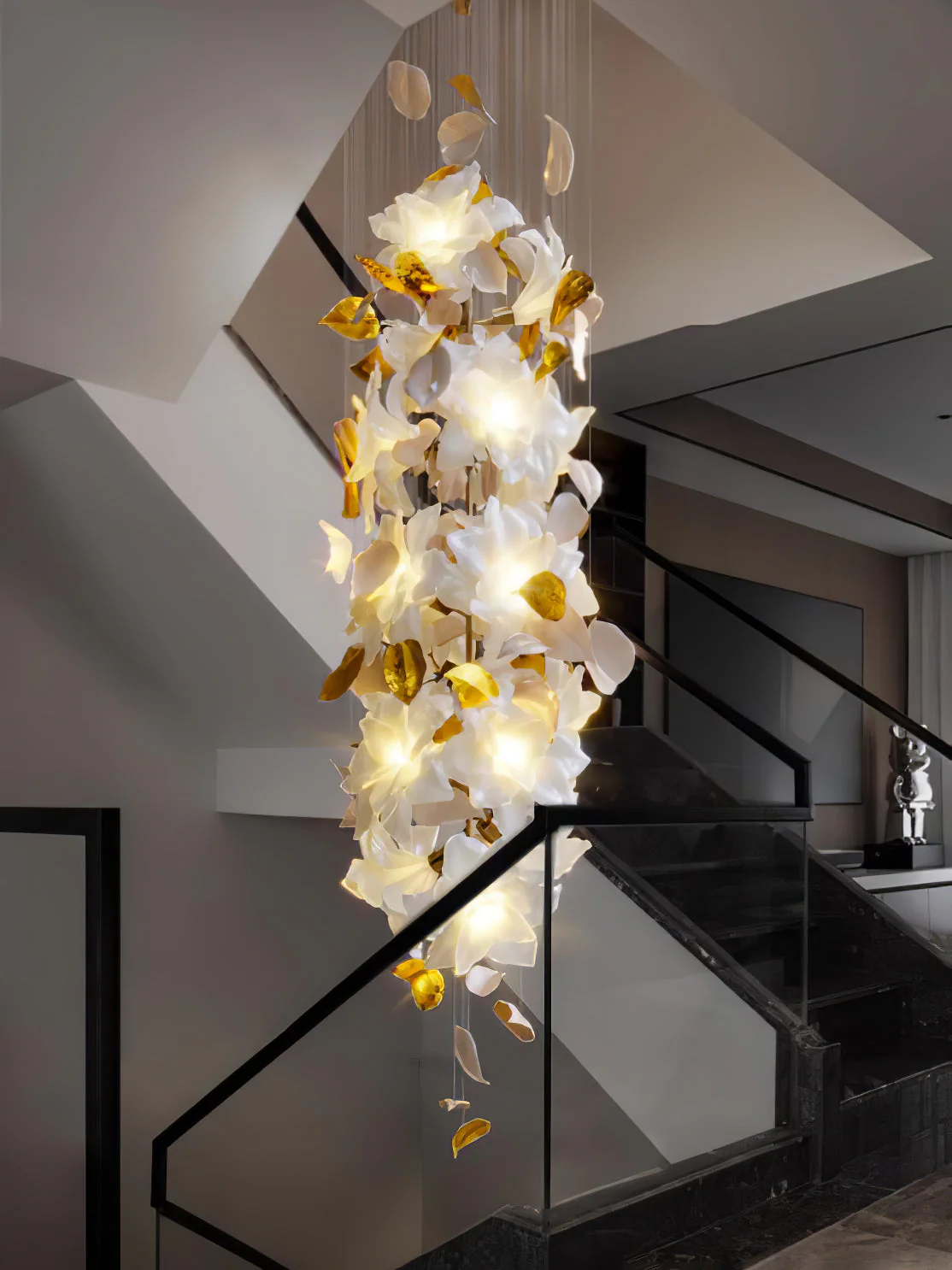 Flying Flowers Fluttering Chandelier - Image 17