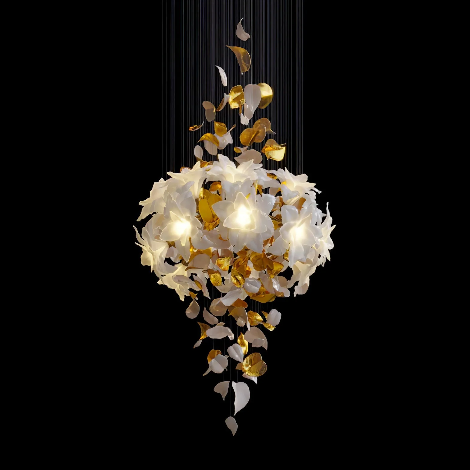Flying Flowers Fluttering Chandelier - Image 26