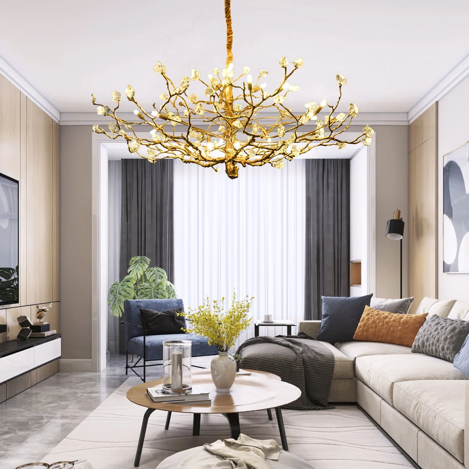 Gemstone Branch Chandelier - Image 10
