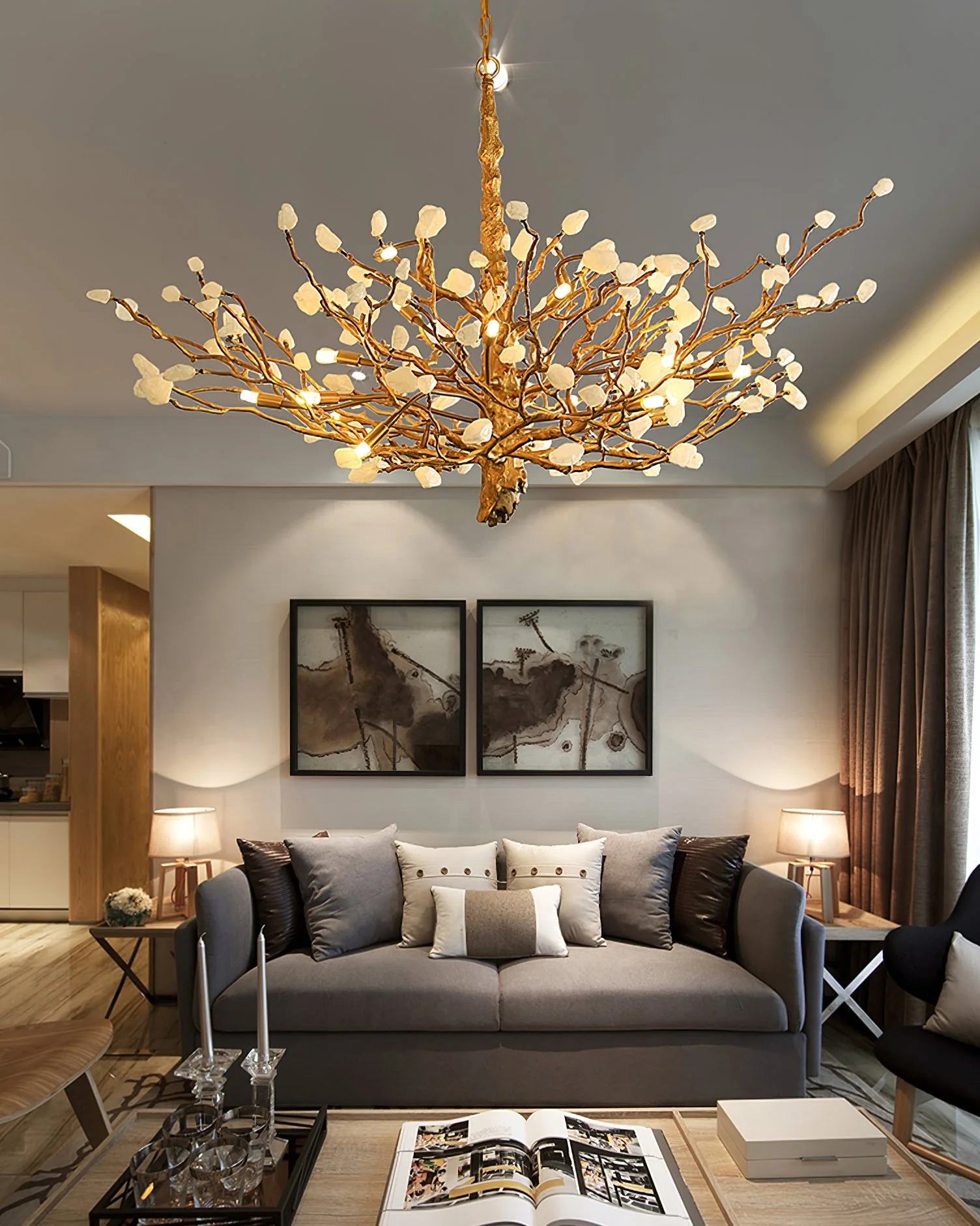 Gemstone Branch Chandelier - Image 11