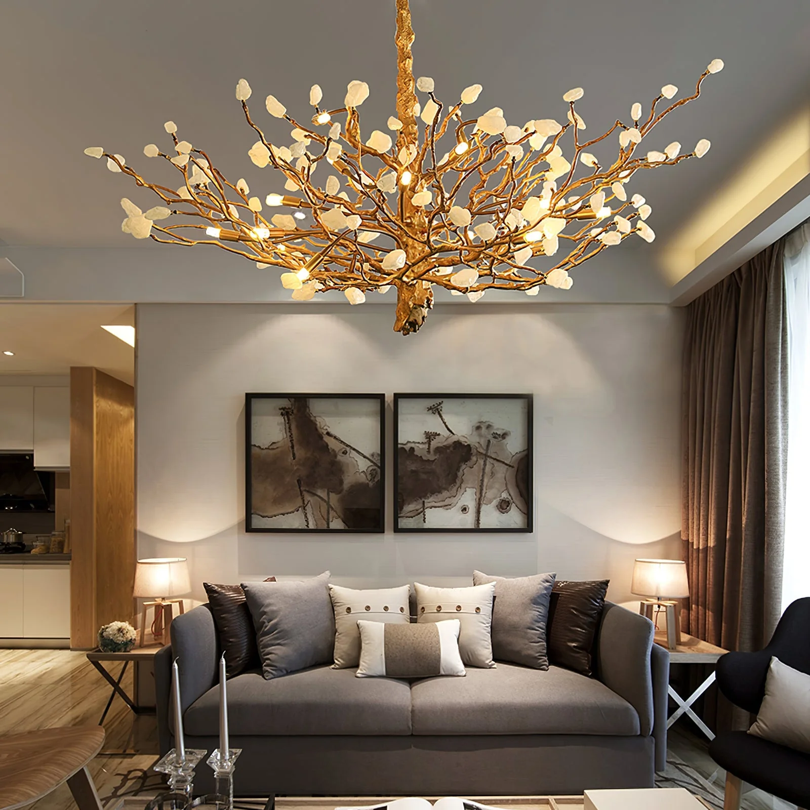 Gemstone Branch Chandelier - Image 6