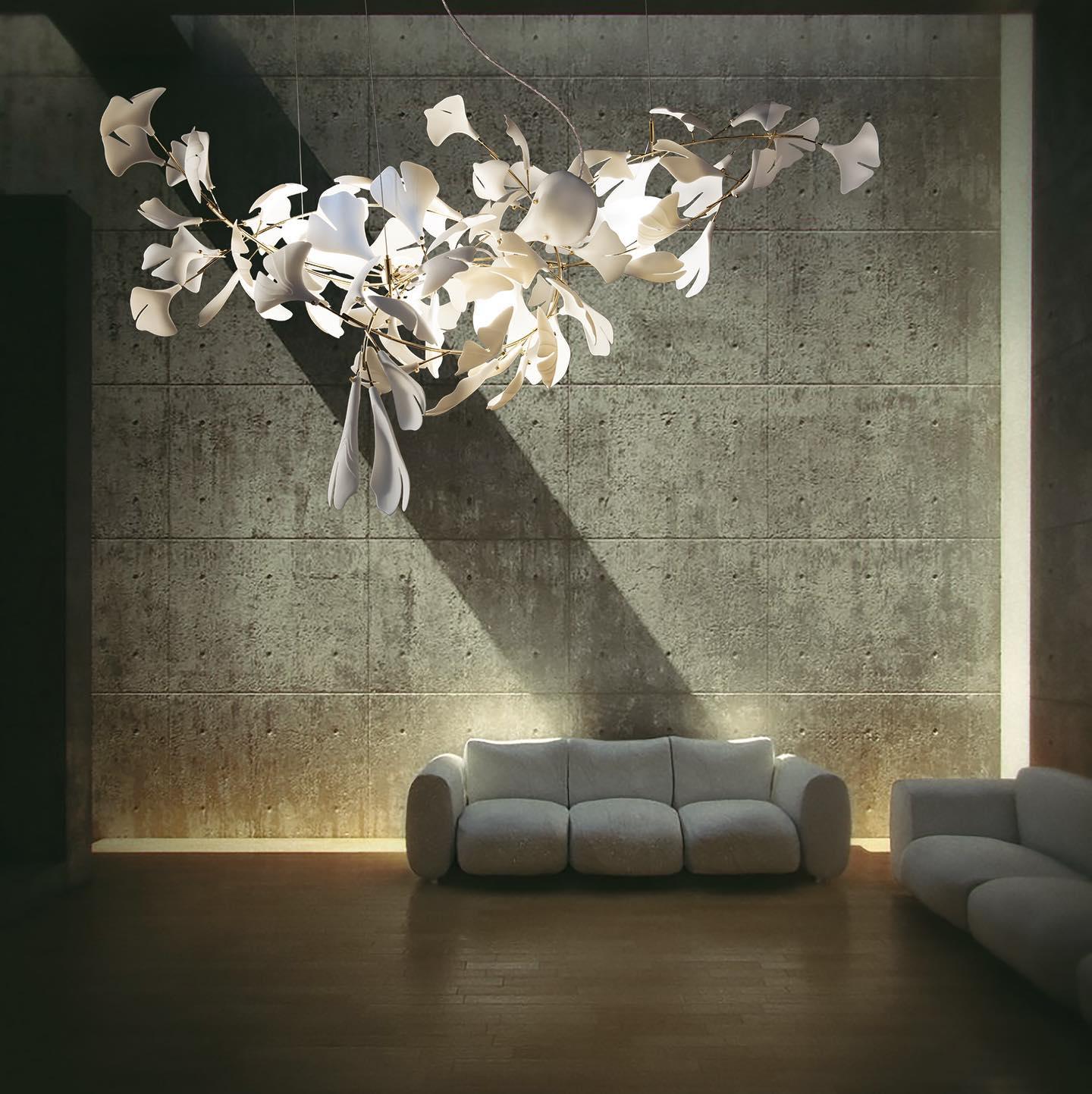 Gingko Ceramic Chandelier A - Image 10