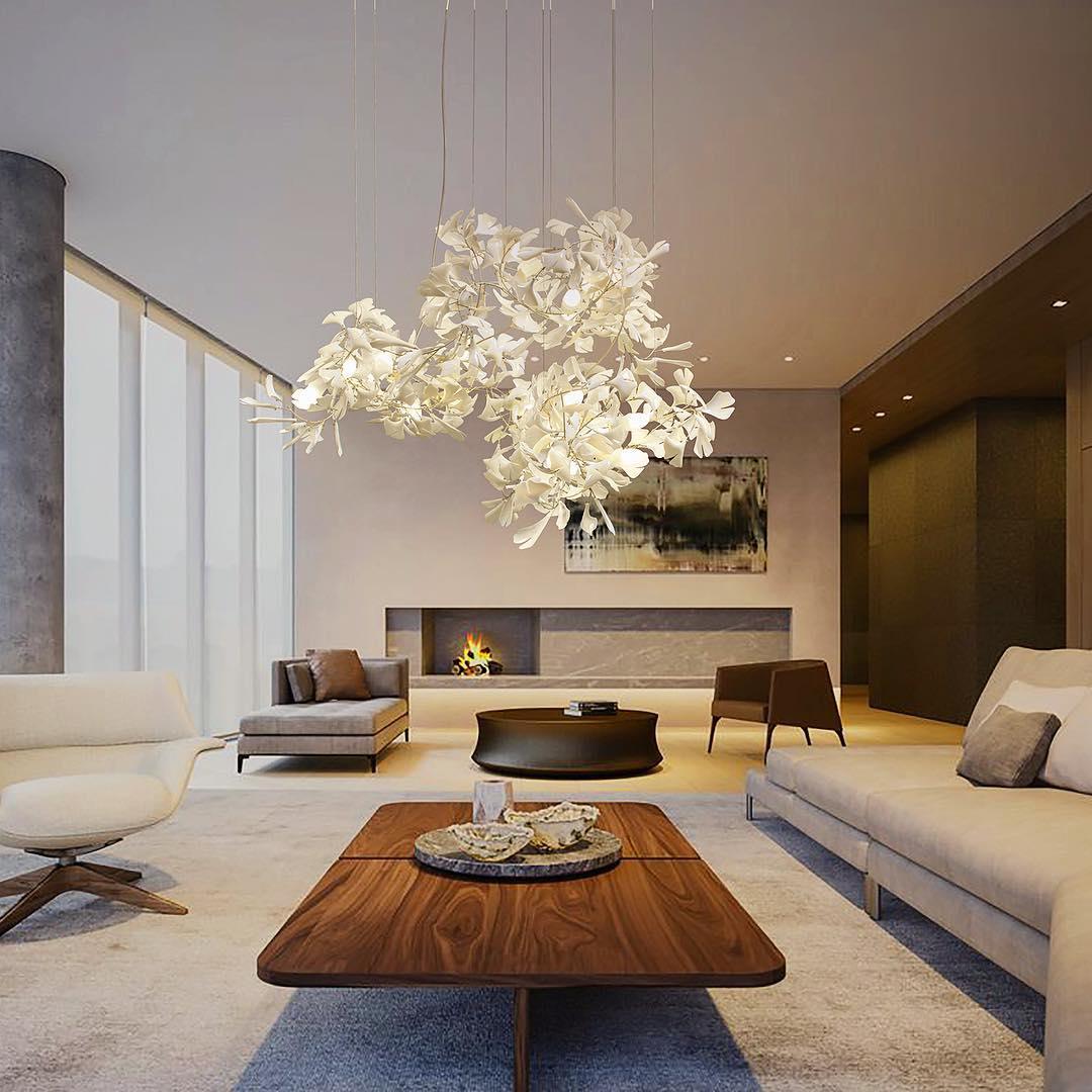 Gingko Ceramic Chandelier A - Image 16