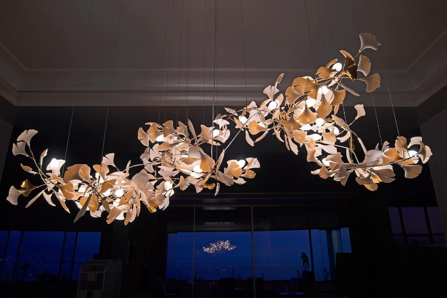 Gingko Ceramic Chandelier A - Image 47