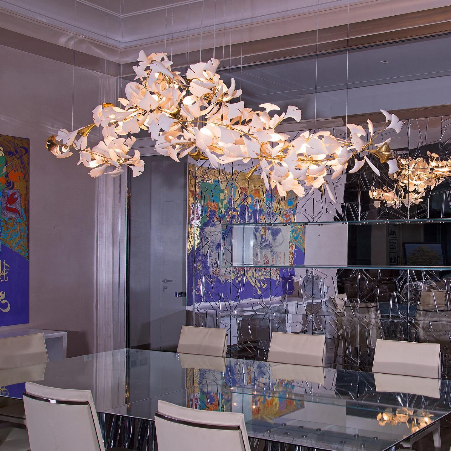 Gingko Ceramic Chandelier A - Image 50