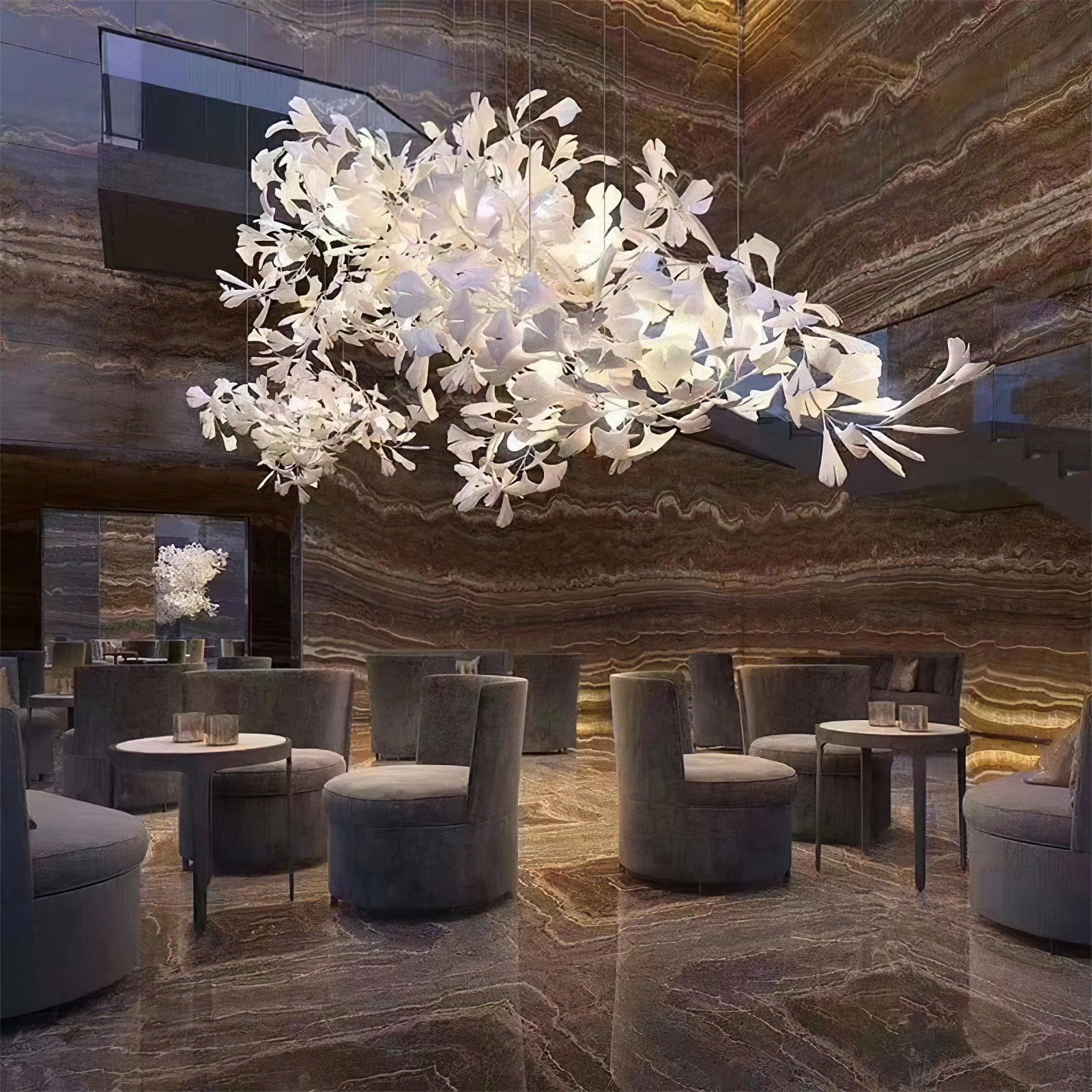 Gingko Ceramic Chandelier B - Image 25