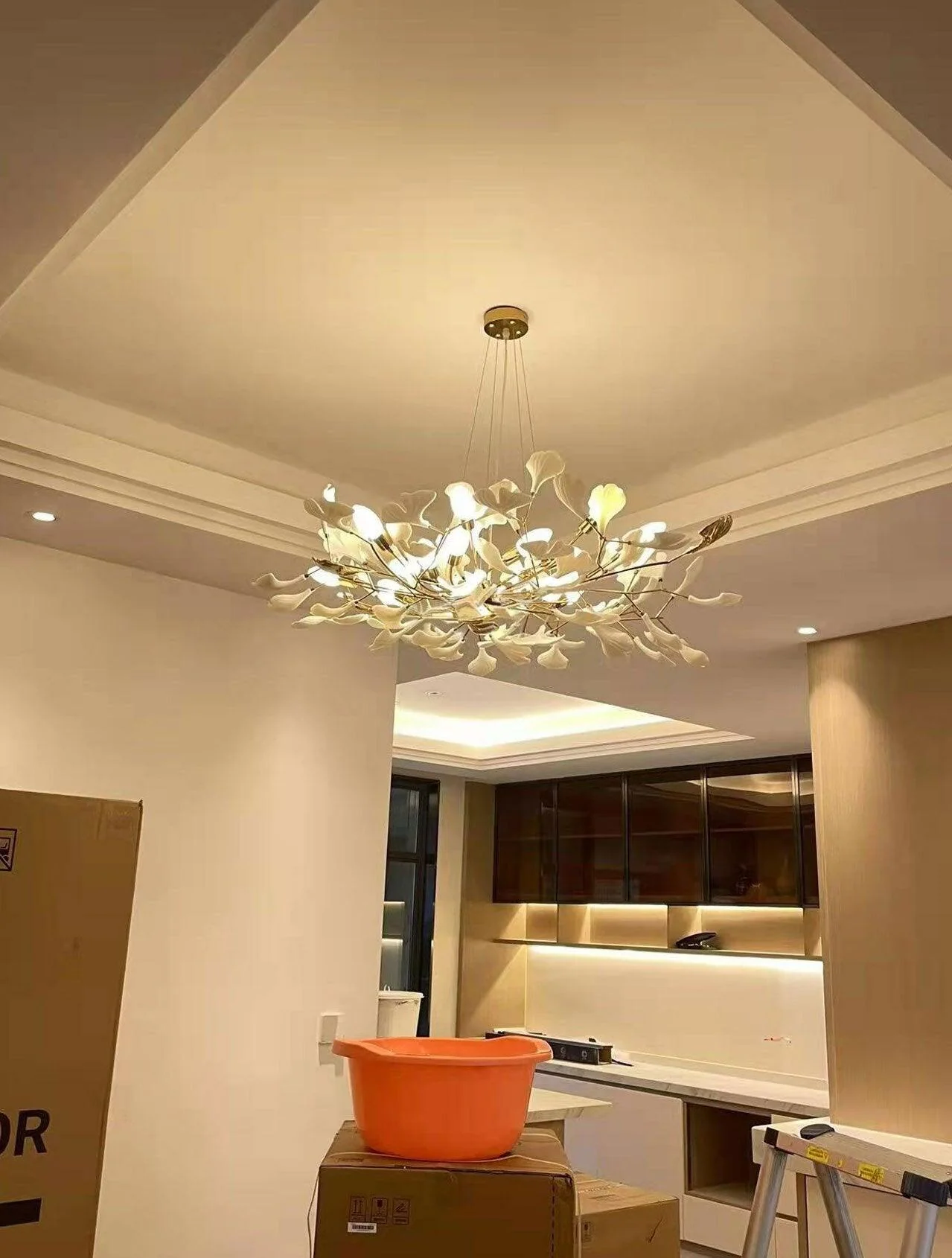 Gingko Ceramic Chandelier B - Image 33