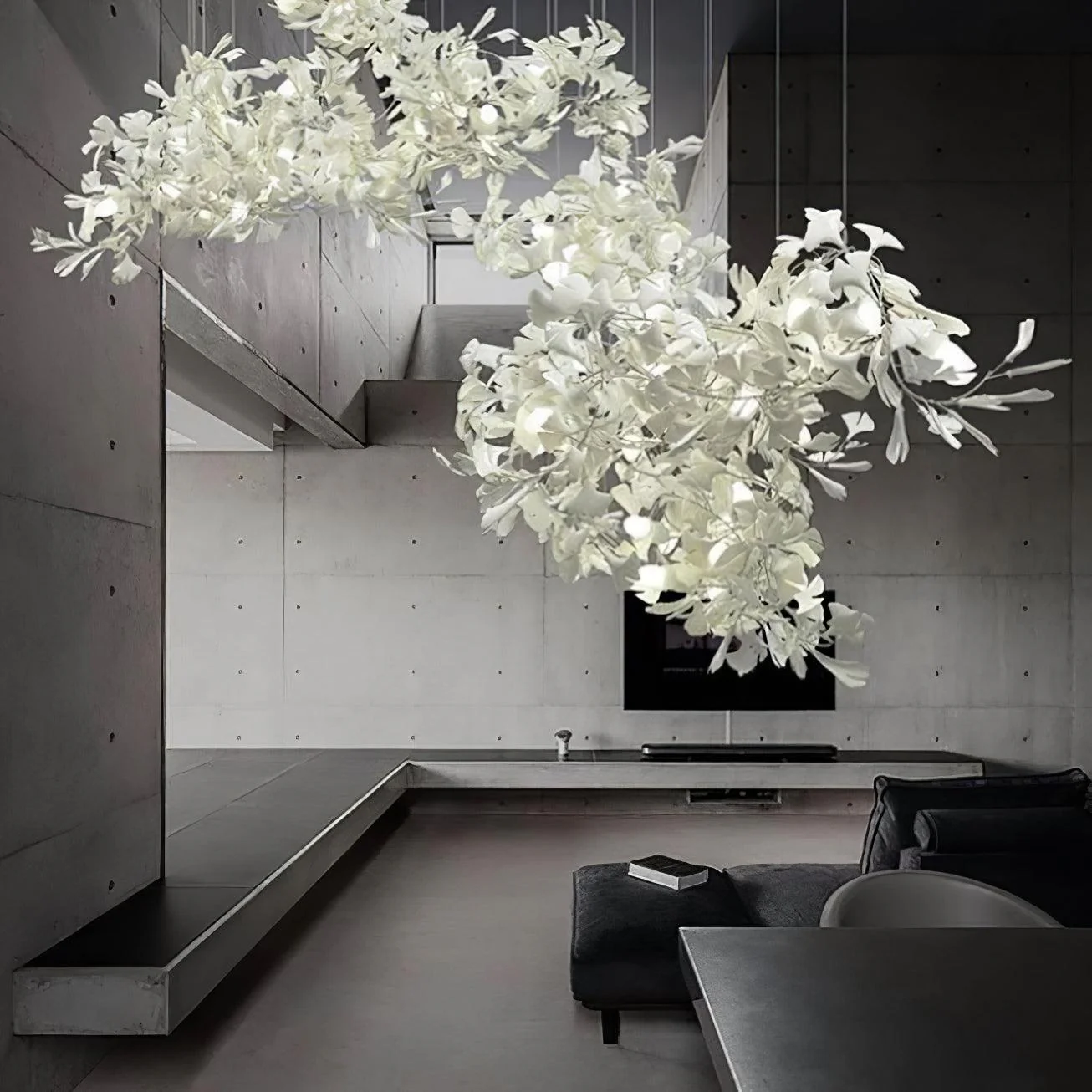 Gingko Ceramic Chandelier C - Image 18