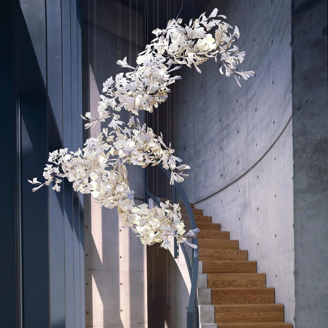 Gingko Ceramic Chandelier C - Image 19
