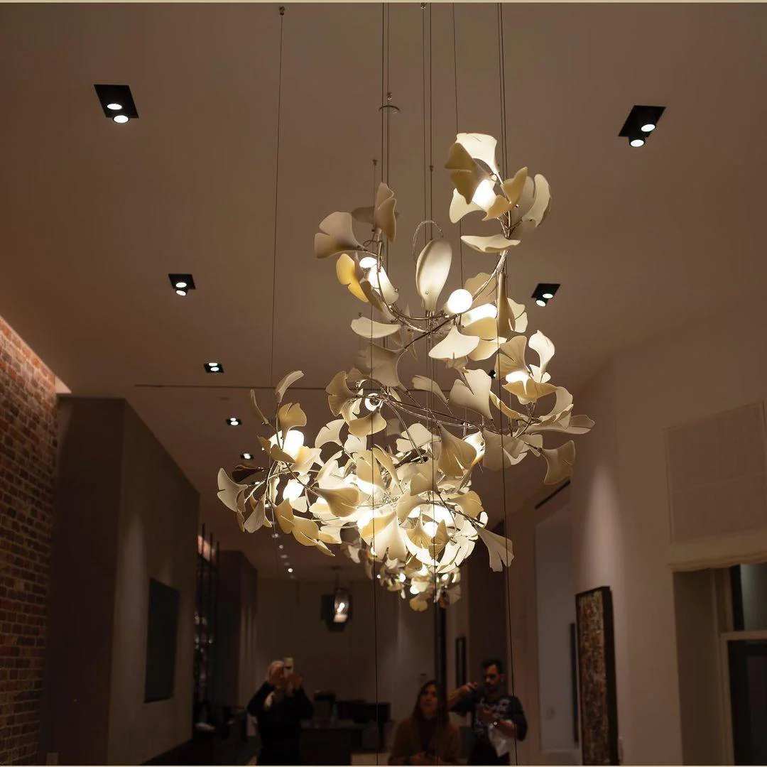 Gingko Ceramic Chandelier C - Image 32