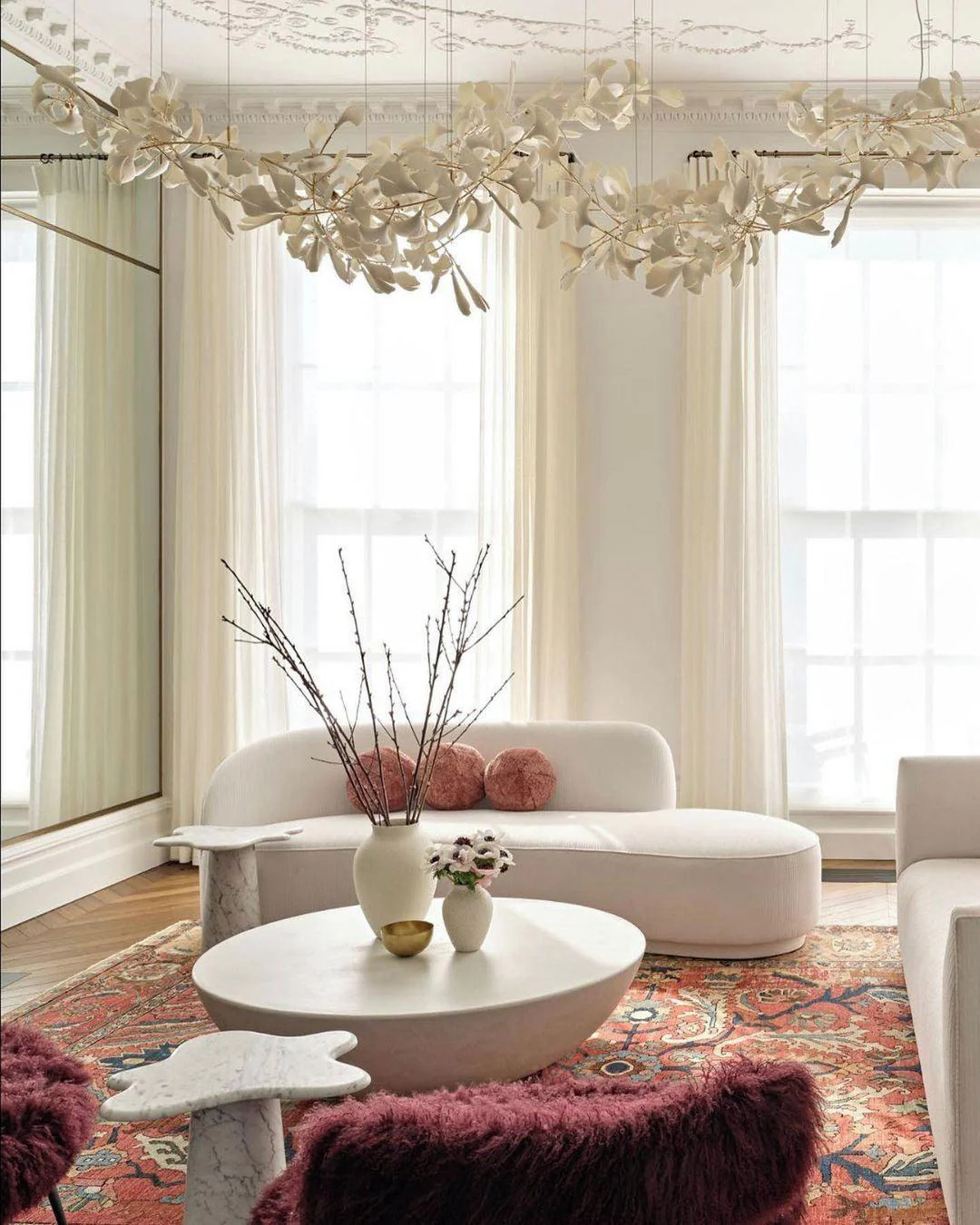 Gingko Ceramic Chandelier C - Image 37