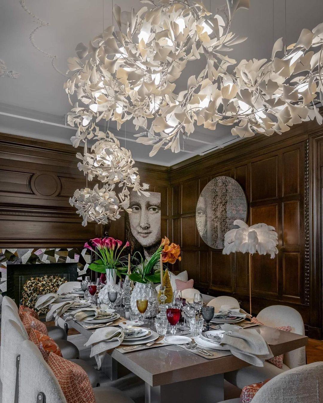 Gingko Ceramic Chandelier C - Image 38