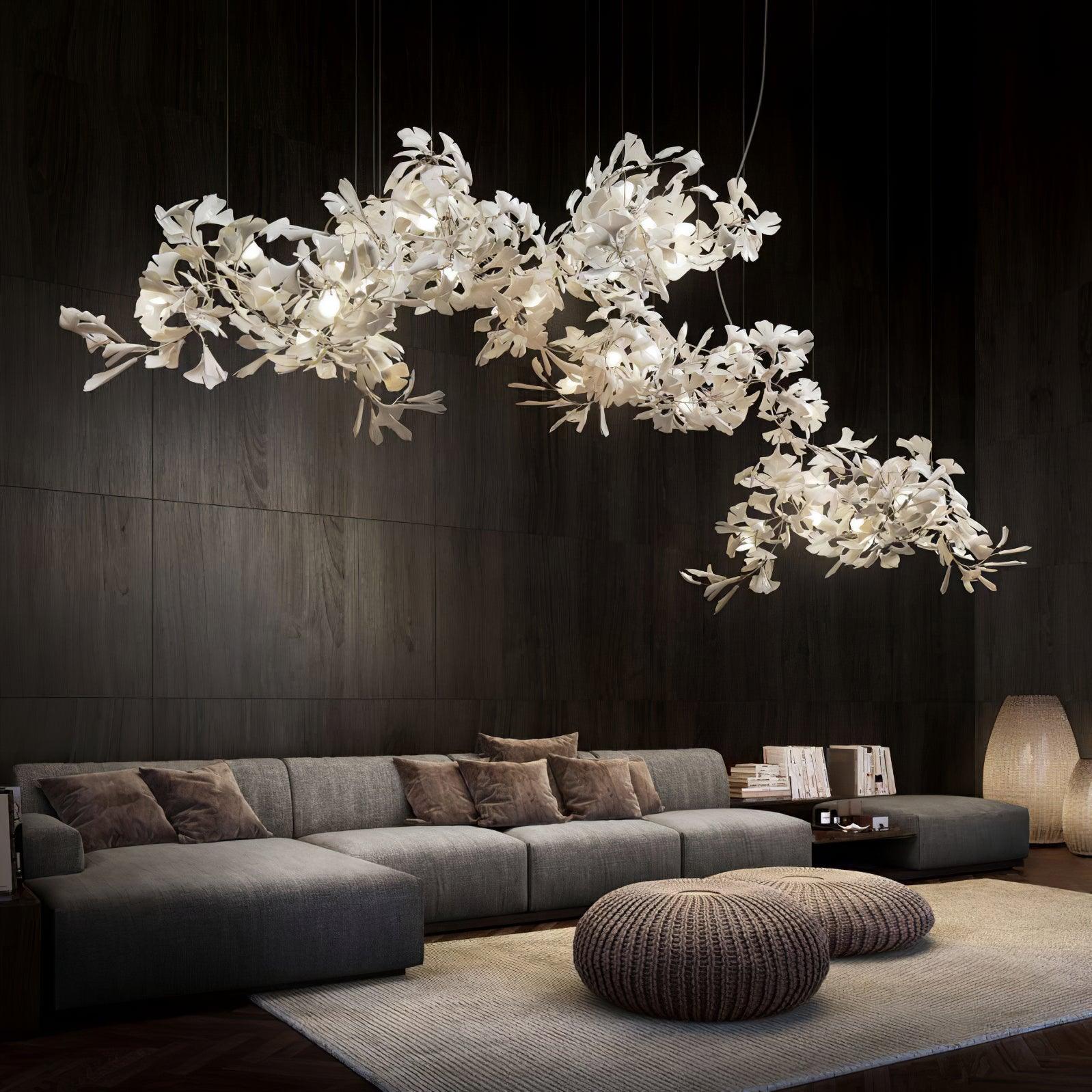 Gingko Ceramic Chandelier C - Image 4