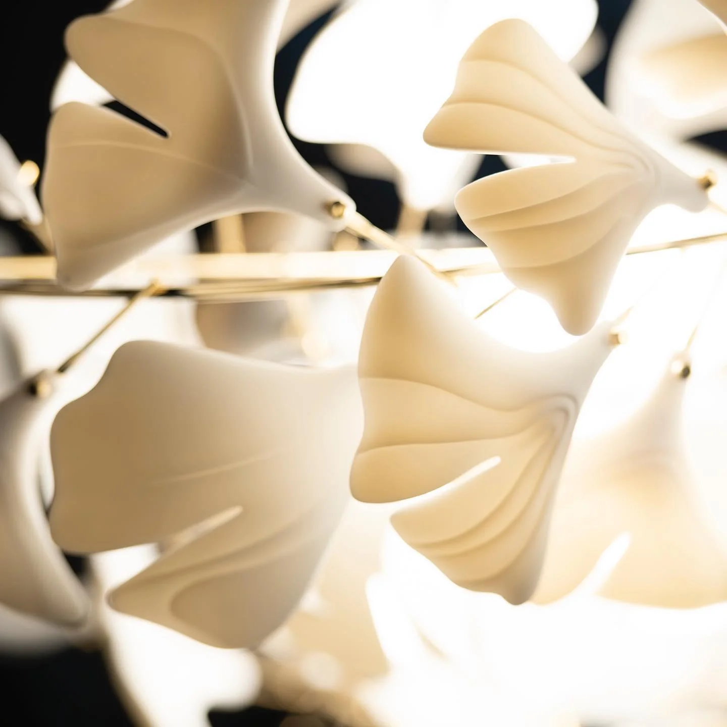 Gingko Ceramic Chandelier C - Image 40