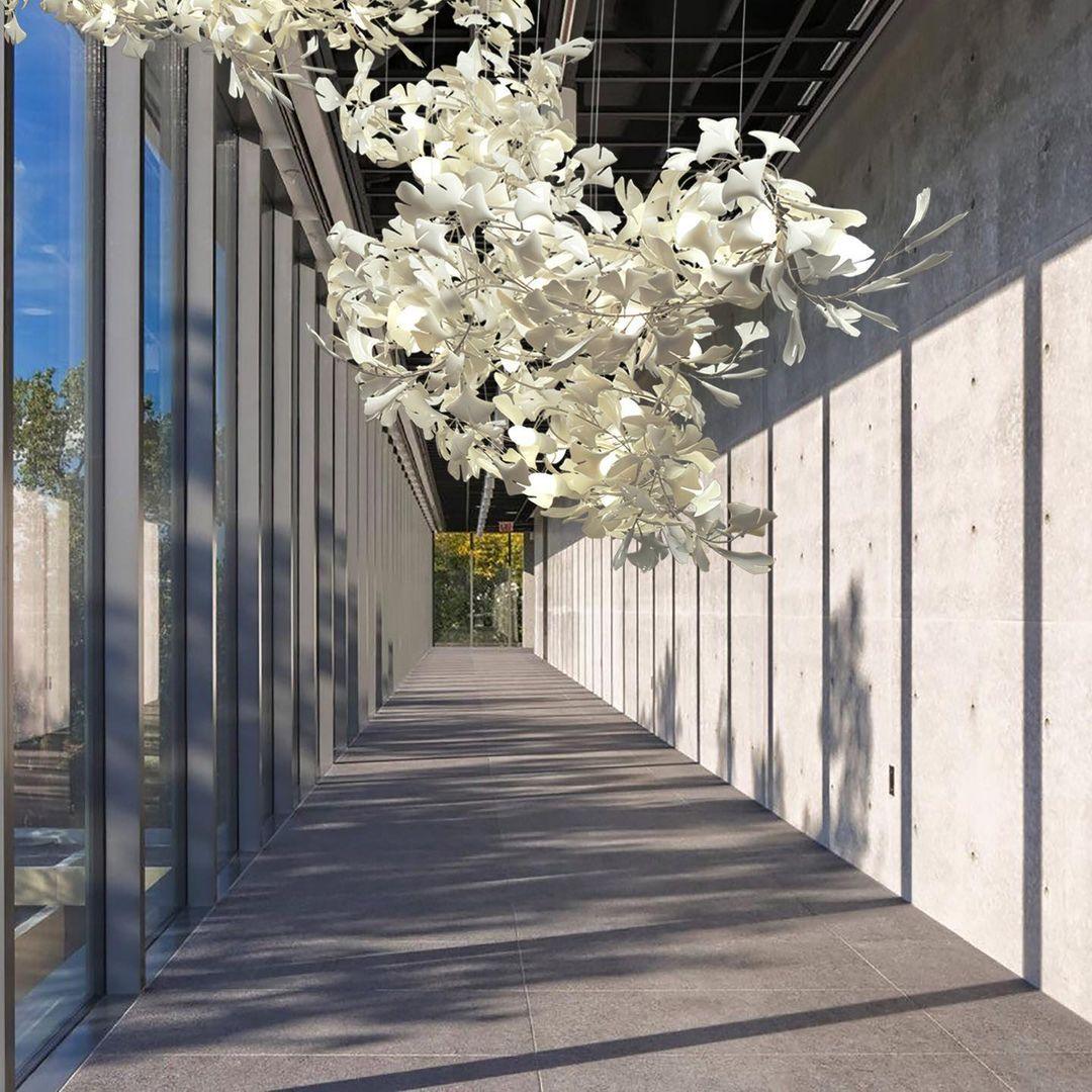Gingko Ceramic Chandelier C - Image 7