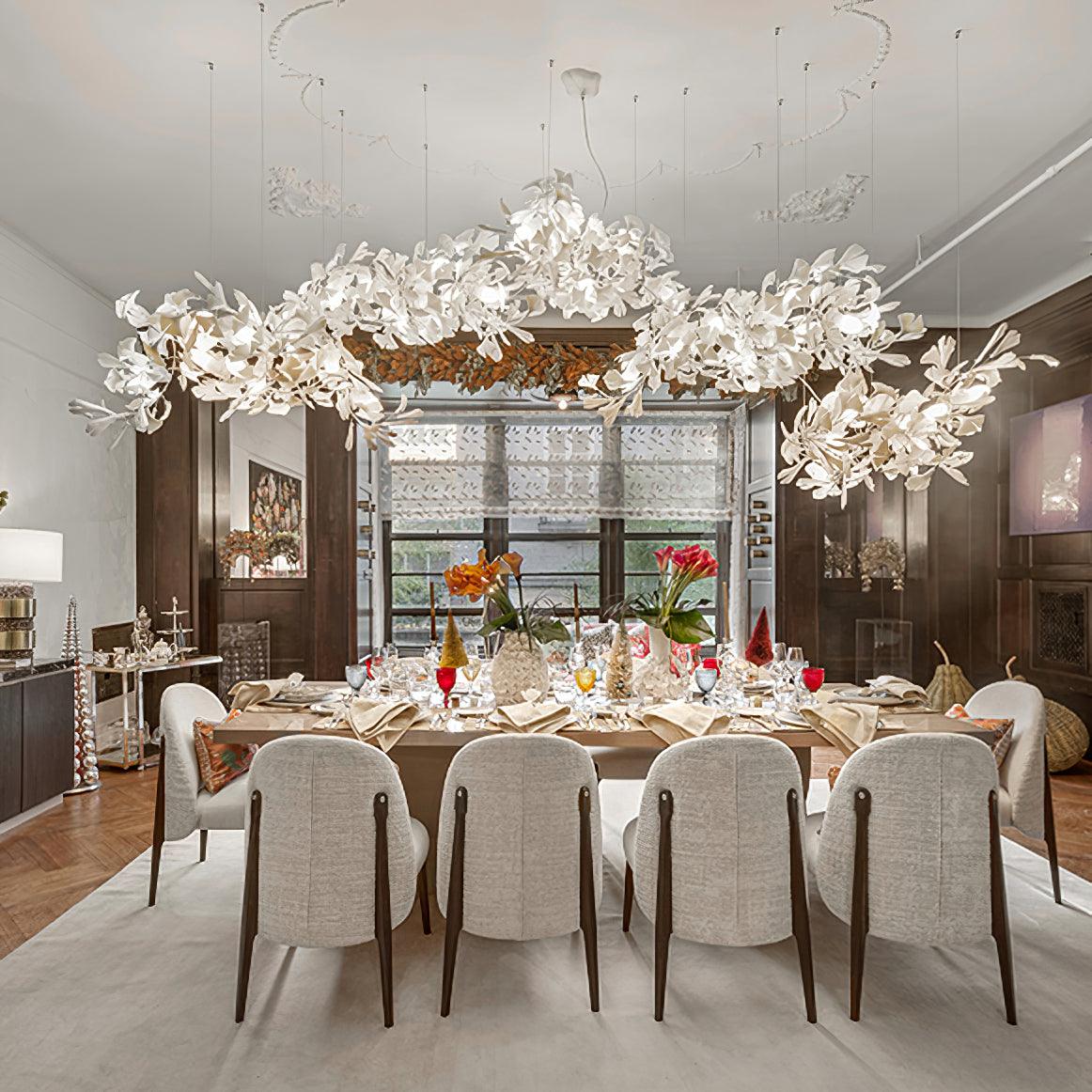 Gingko Ceramic Chandelier C - Image 8
