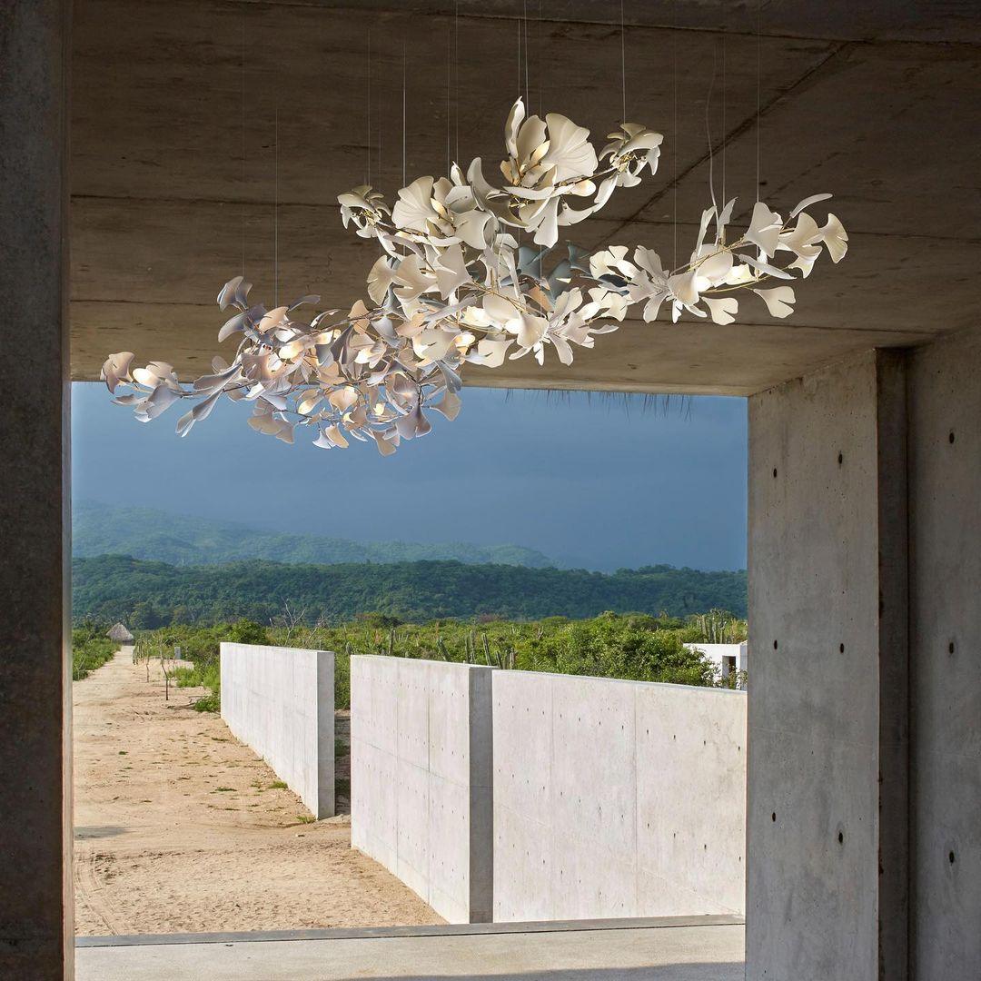 Gingko Ceramic Chandelier E - Image 19