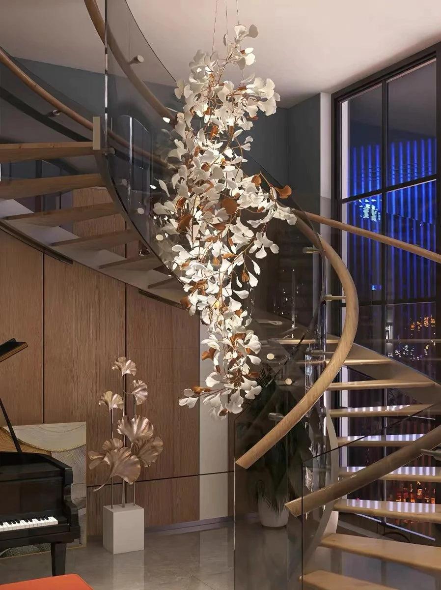Gingko Ceramic Chandelier F - Image 19