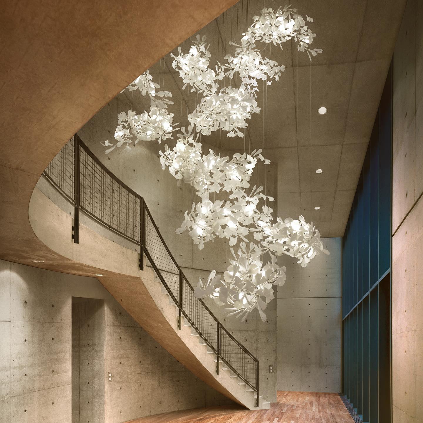 Gingko Ceramic Chandelier F - Image 3