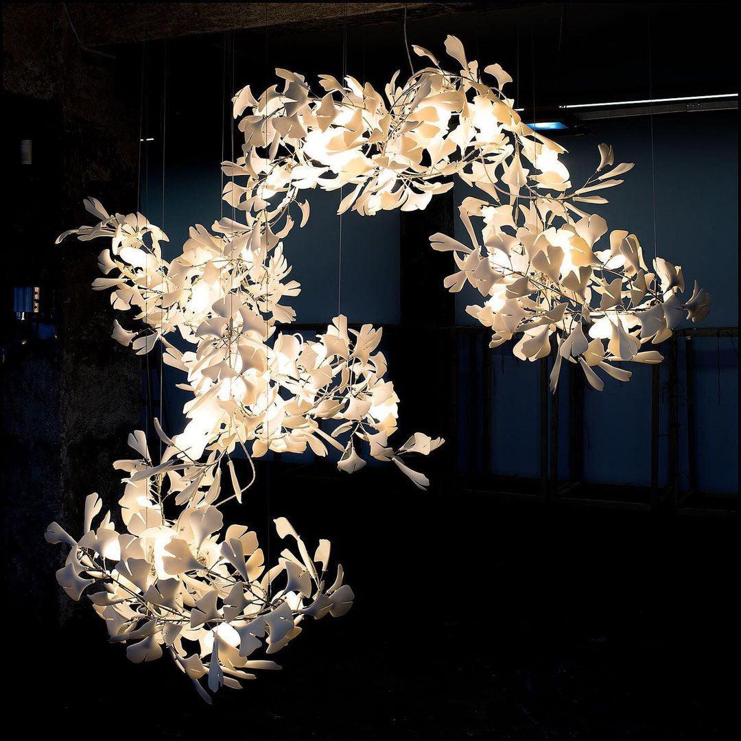 Gingko Ceramic Chandelier F - Image 5
