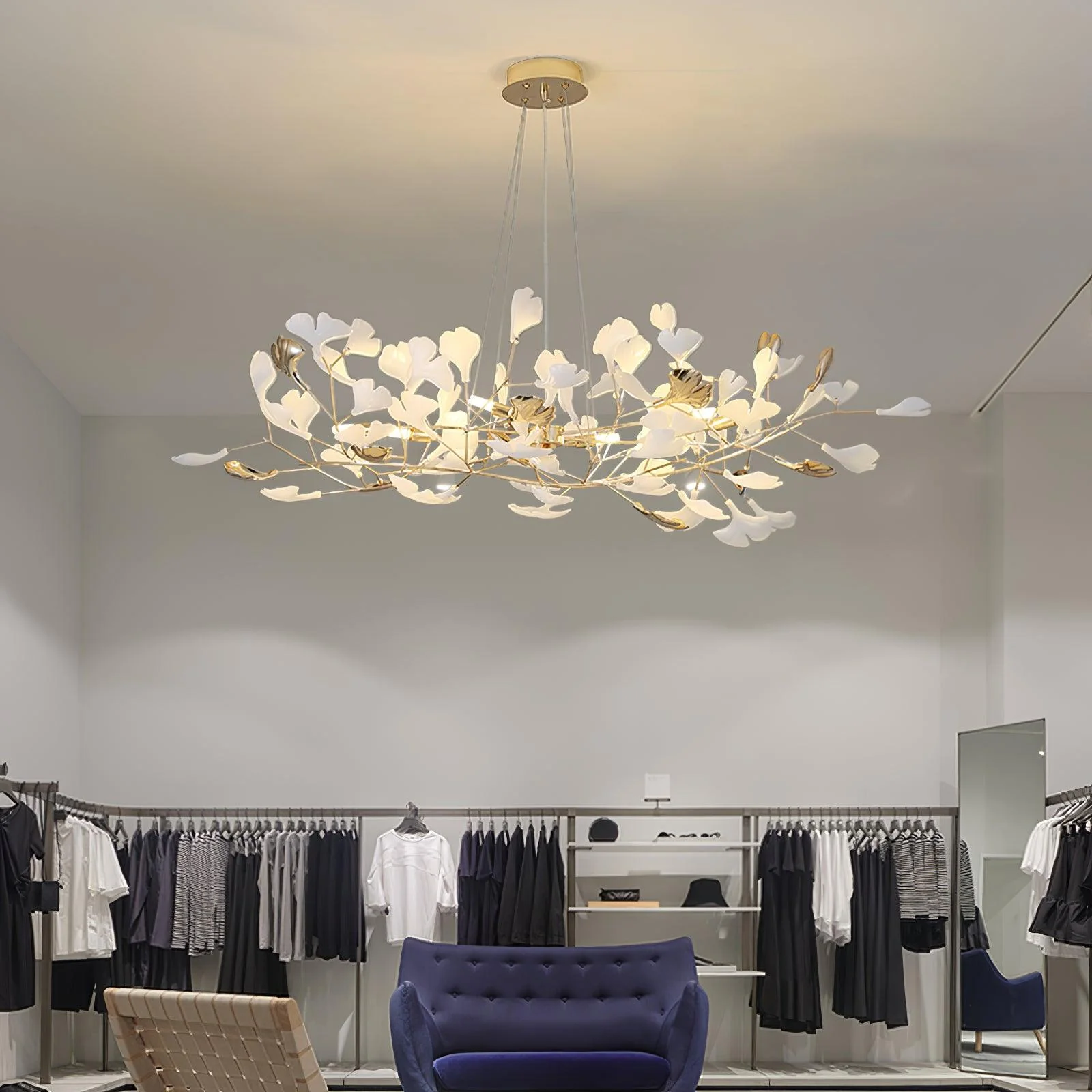Gingko Ceramic Chandelier N - Image 11