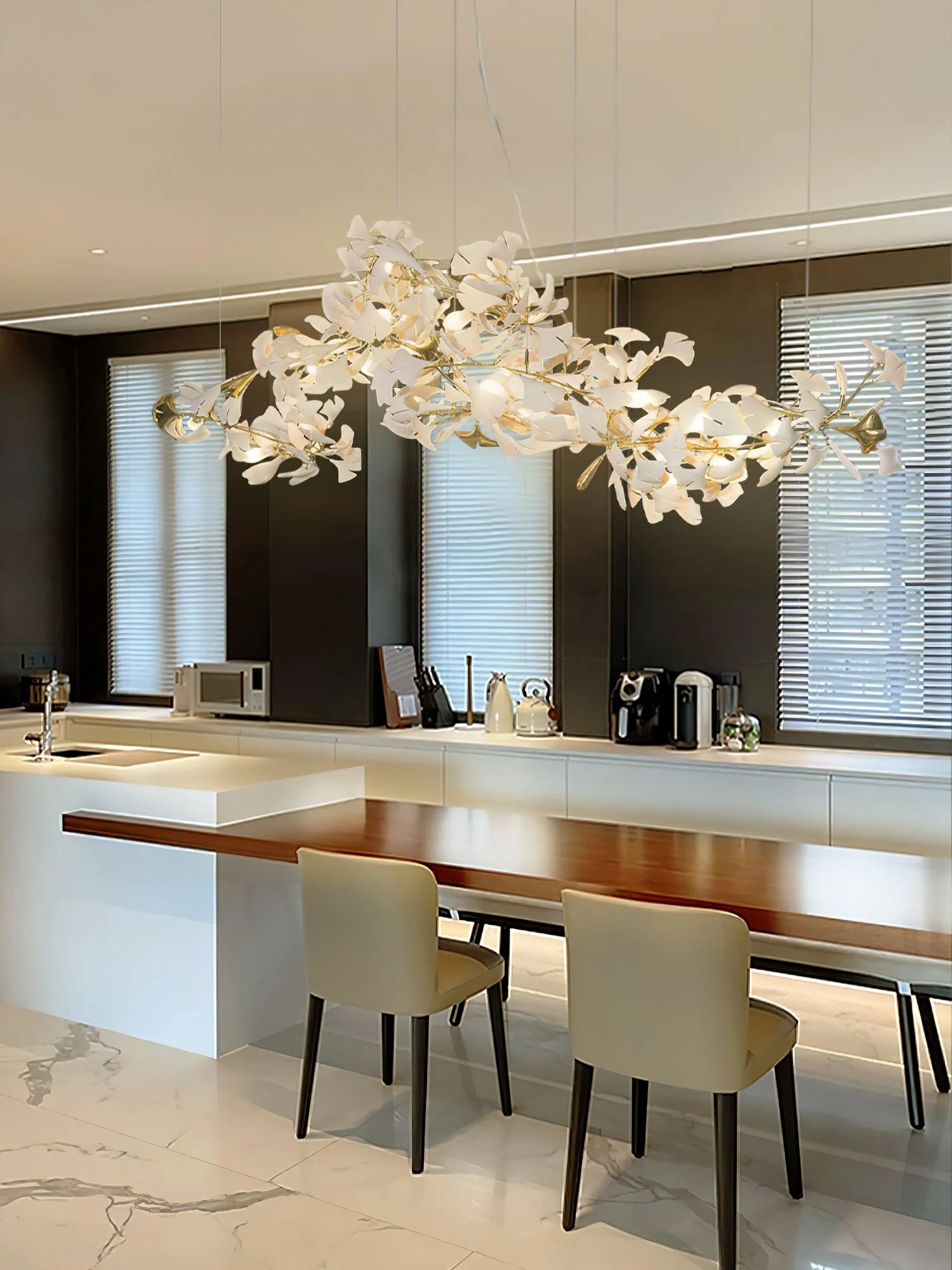 Gingko Ceramic Chandelier N - Image 14
