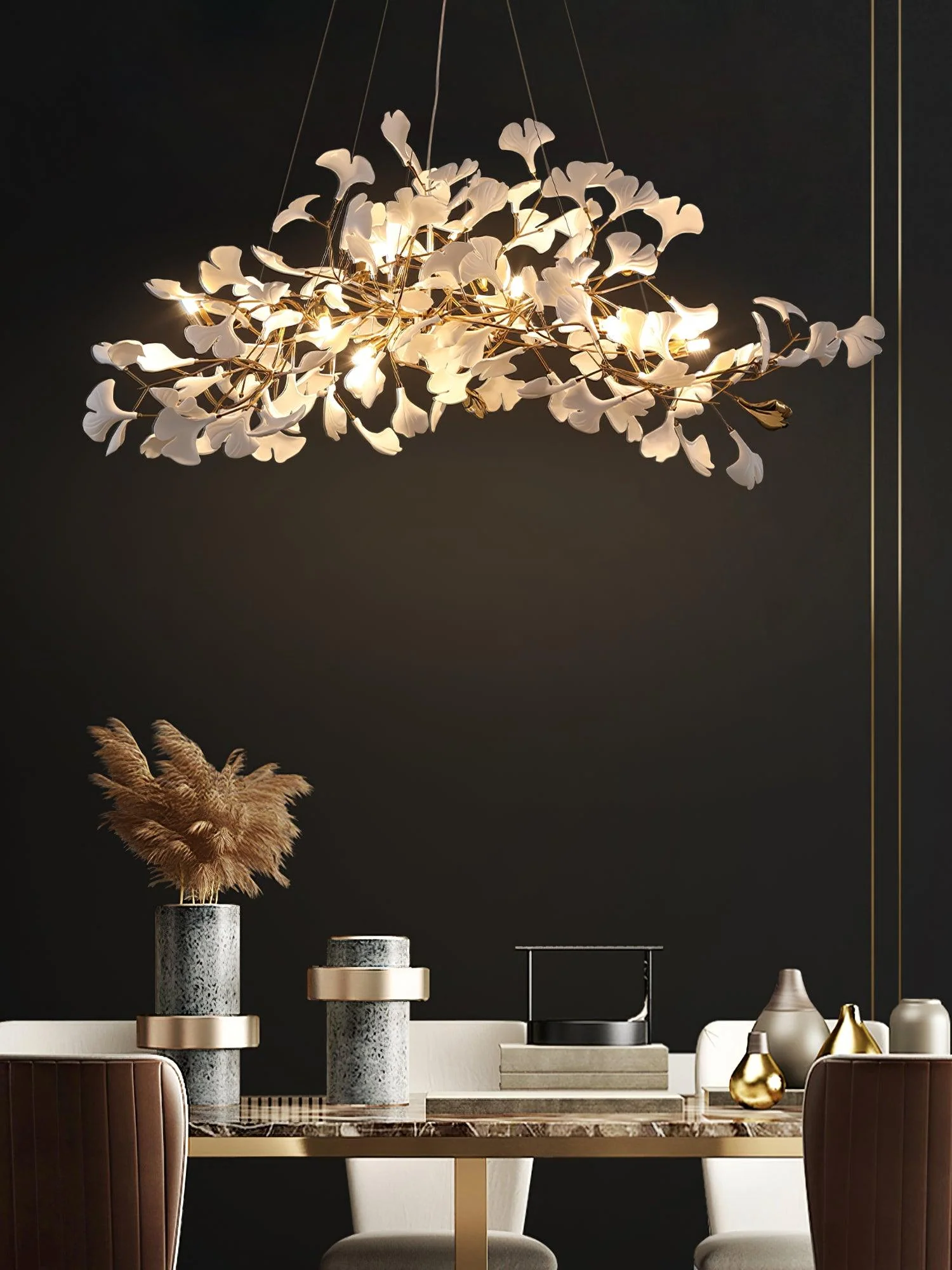 Gingko Ceramic Chandelier N - Image 15