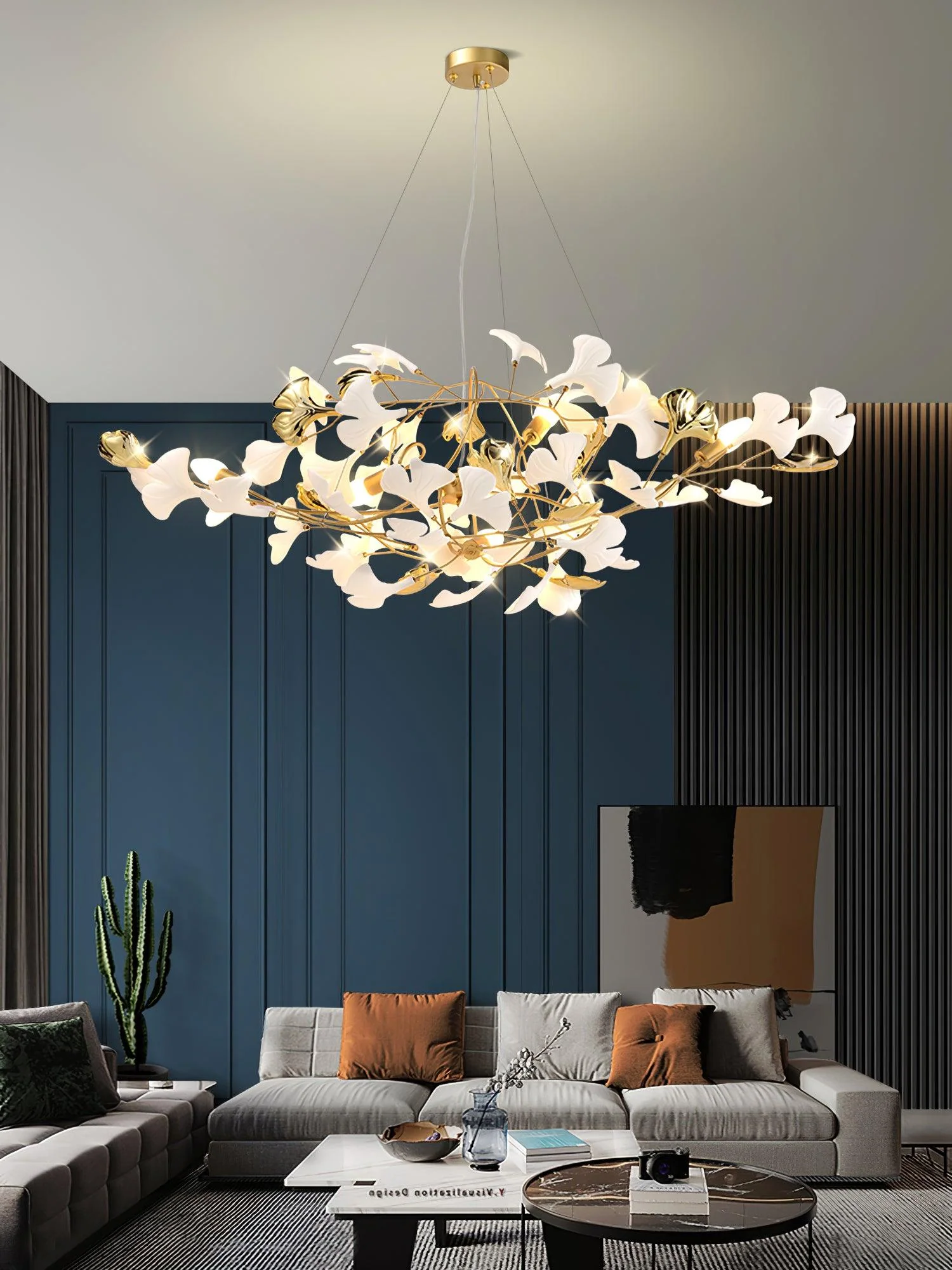 Gingko Ceramic Chandelier S - Image 6