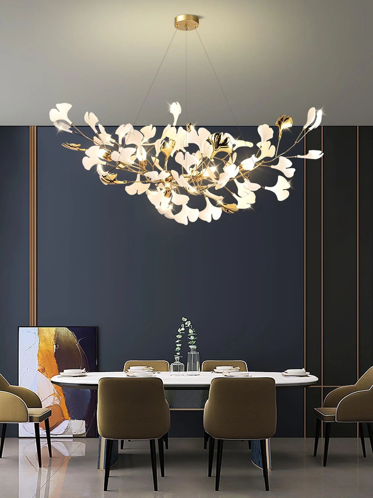 Gingko Ceramic Chandelier S - Image 8