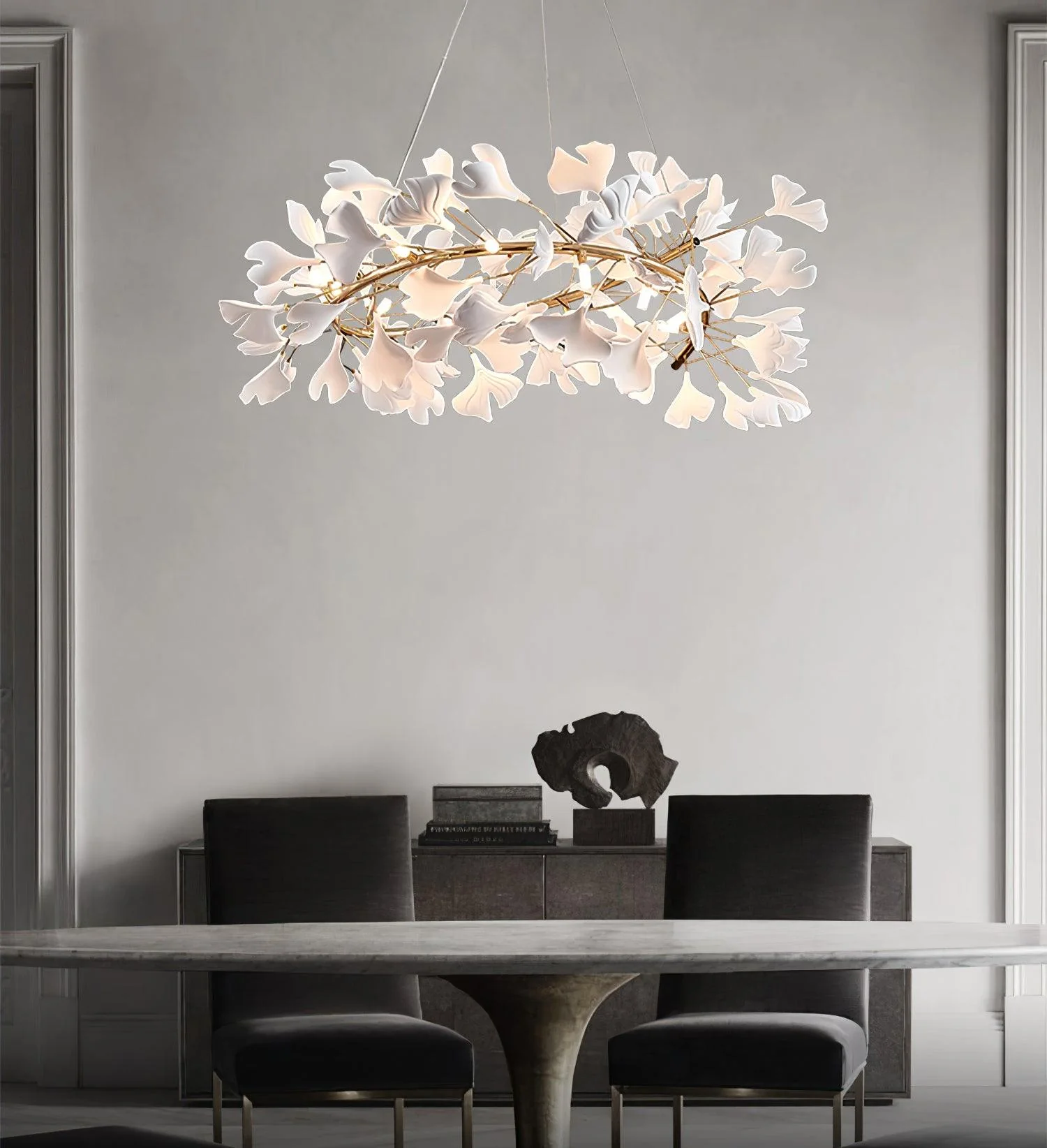 Gingko Ceramic Chandelier U - Image 22