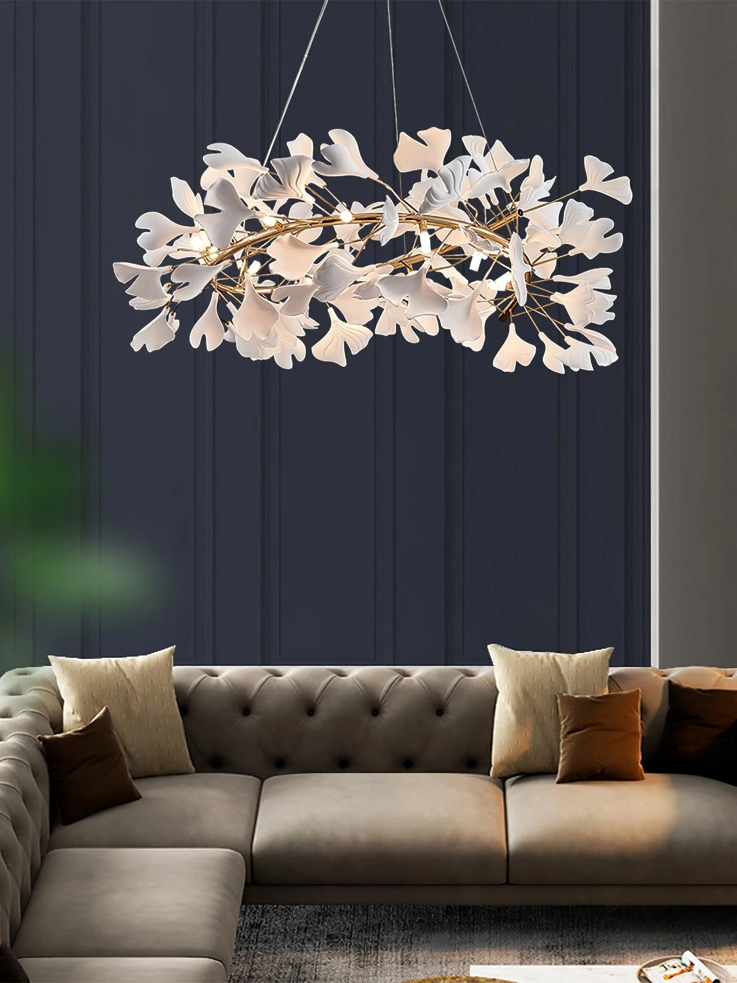 Gingko Ceramic Chandelier U - Image 26
