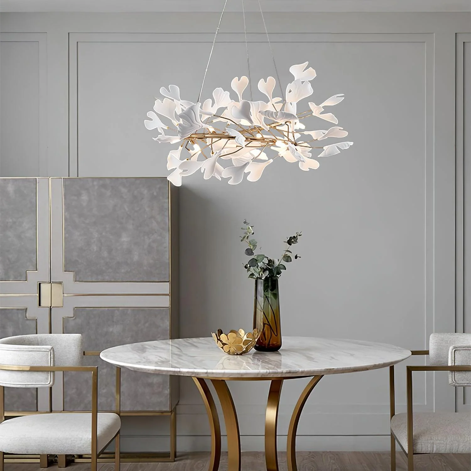 Gingko Ceramic Chandelier U - Image 6