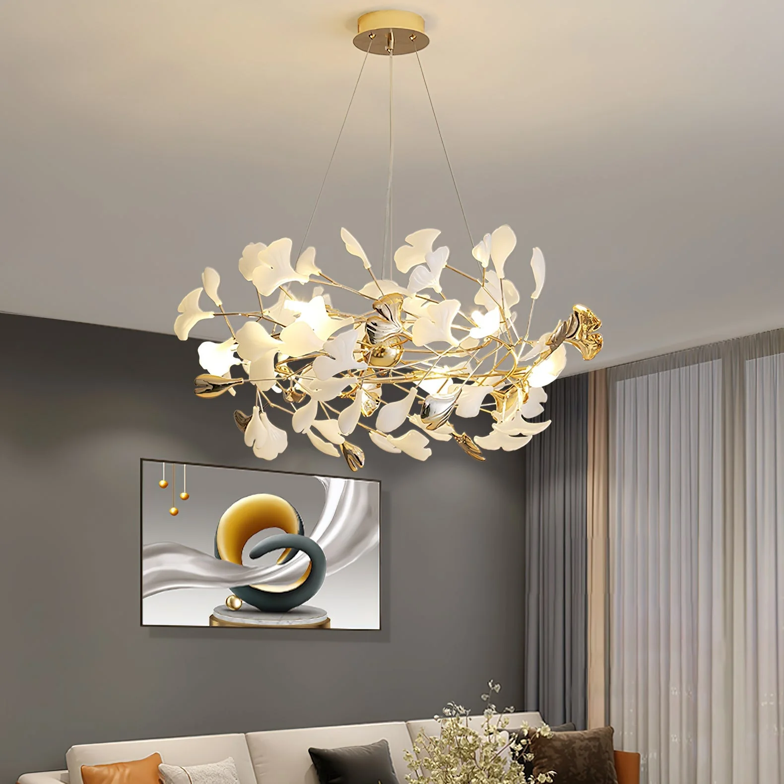 Gingko Chandelier H - Image 3