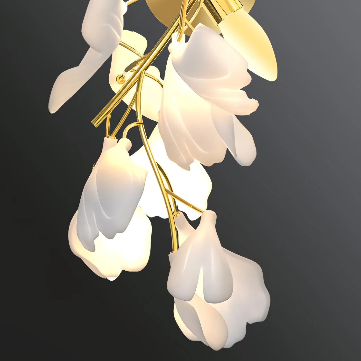 Gingko Flowers Wall Lamp - Image 9