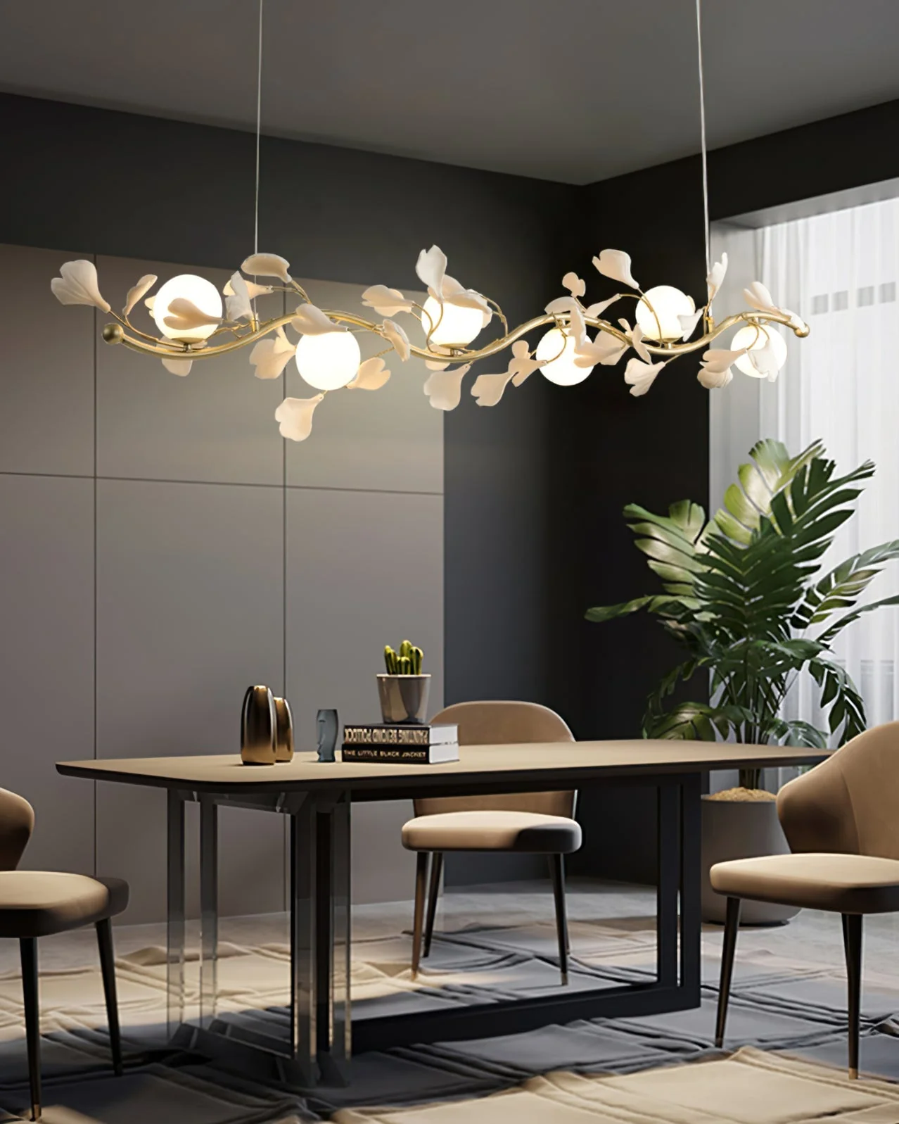 Gingko Glass Chandelier - Image 9
