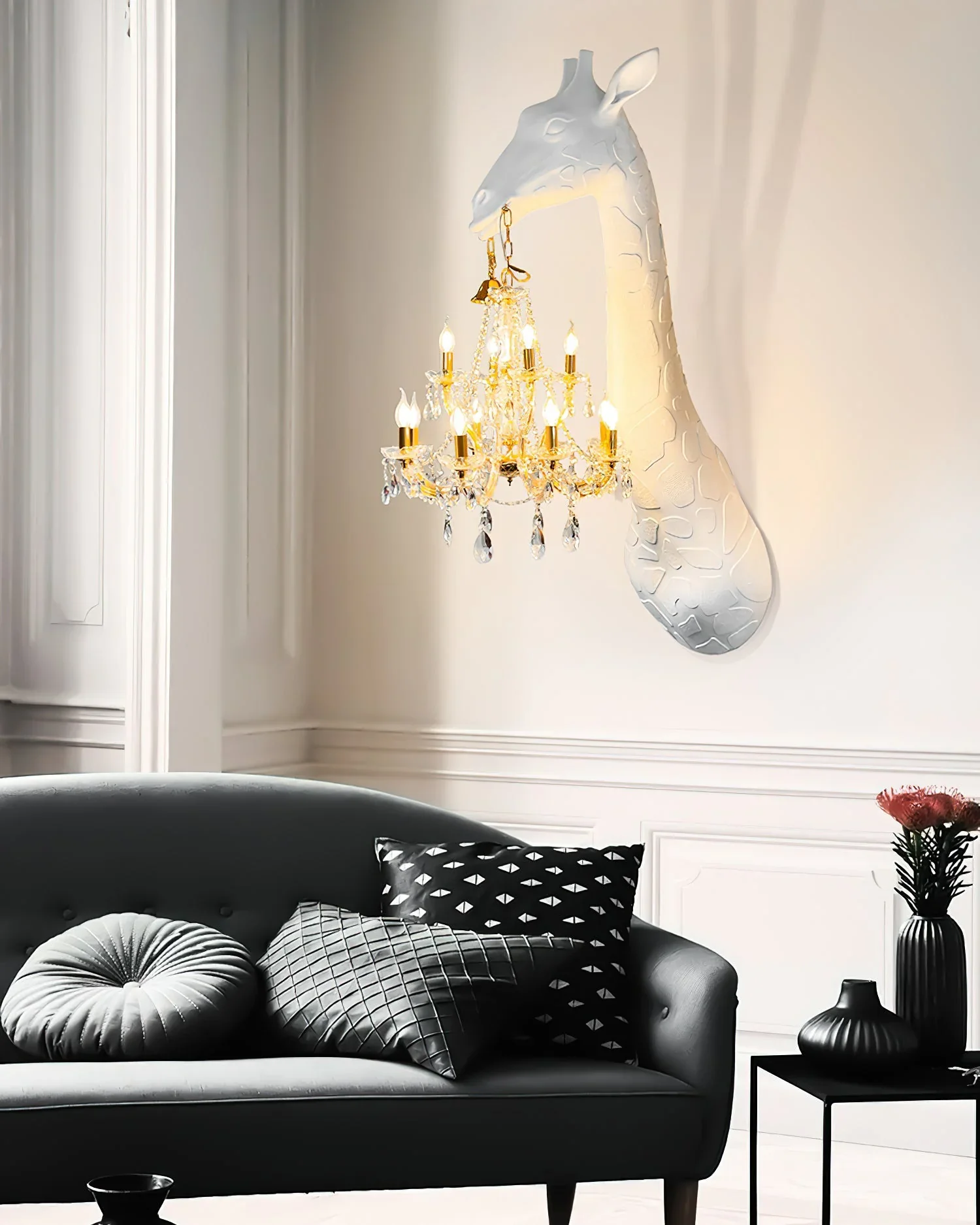 Giraffe Sculpture Wall Lamp - Image 9
