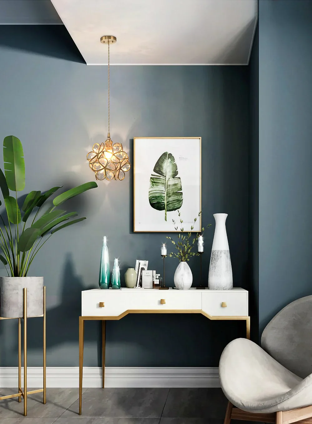 Glass Petal Pendant Lights - Image 16