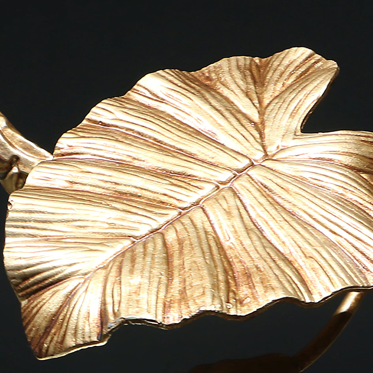 Gold Leaf Chandelier - Image 19