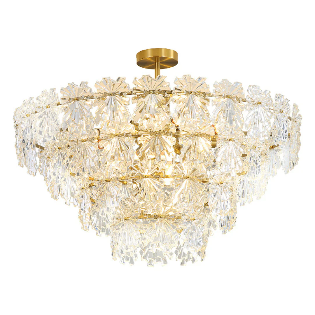 Gold Marilyn Elegant Glass Chandelier - Image 22