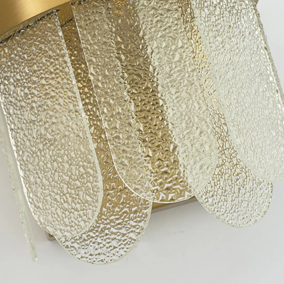 Gold Oval Glass Wall Lamp - Image 15