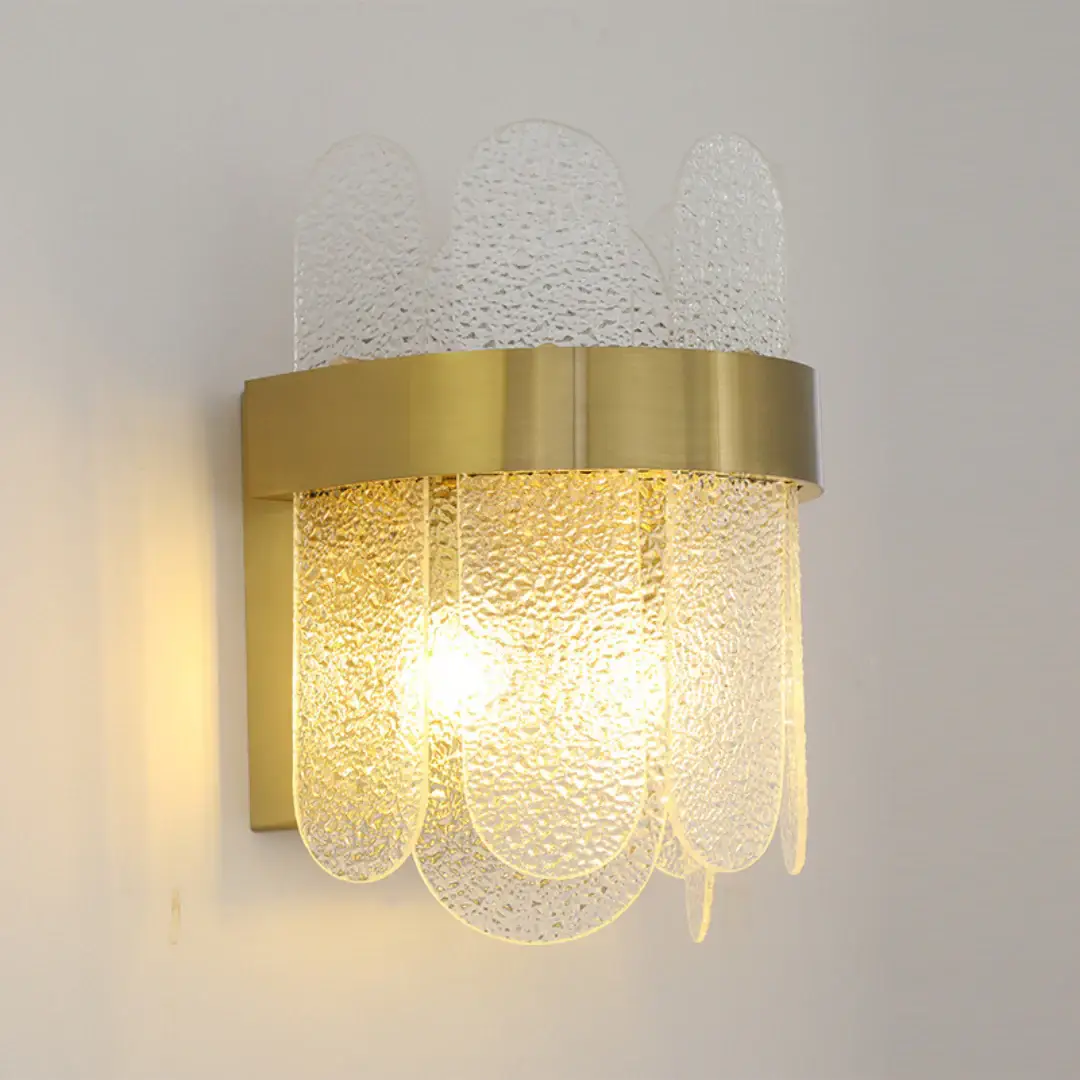 Gold Oval Glass Wall Lamp - Image 19