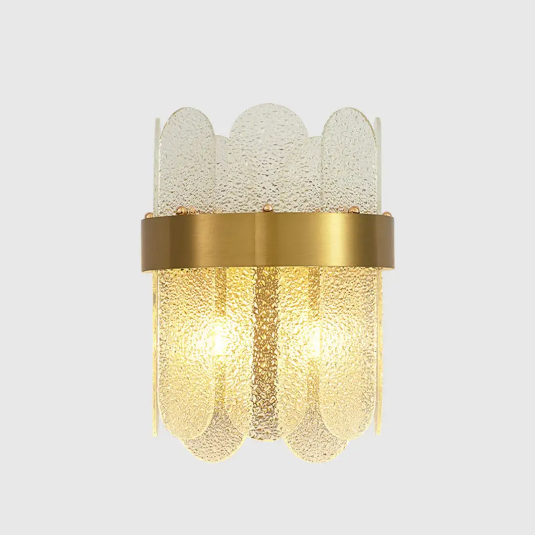 Gold Oval Glass Wall Lamp - Image 20