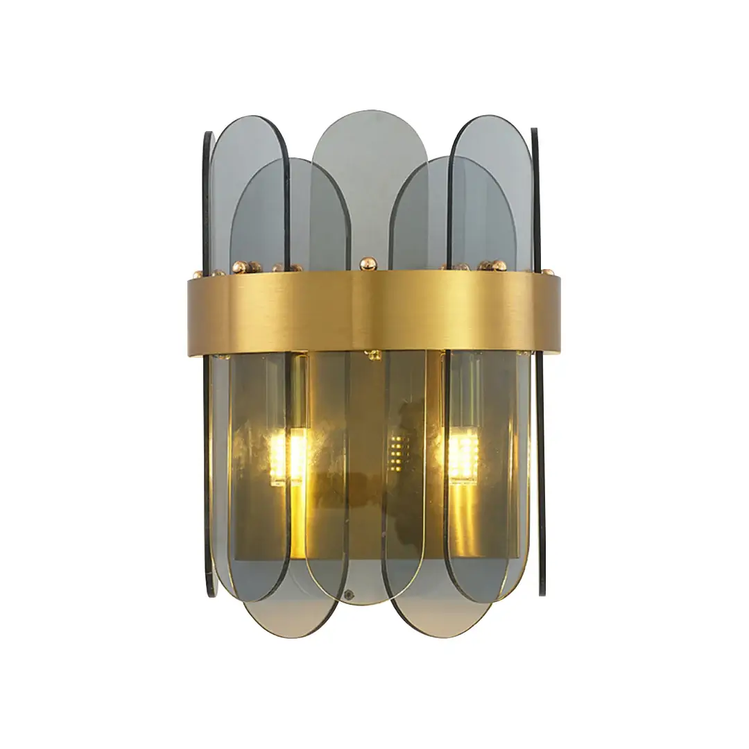 Gold Oval Glass Wall Lamp - Image 22