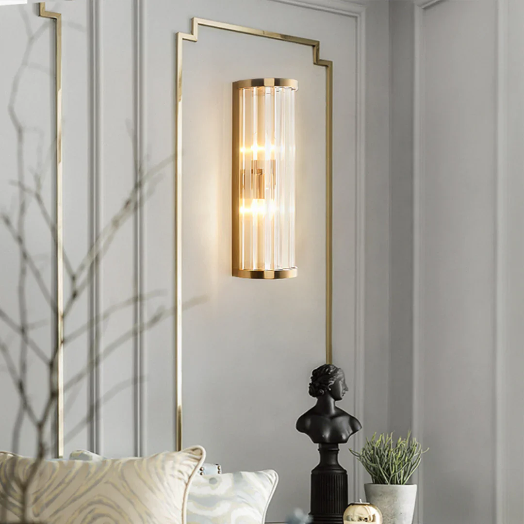 Golden Crystal Wall Lamp - Image 5