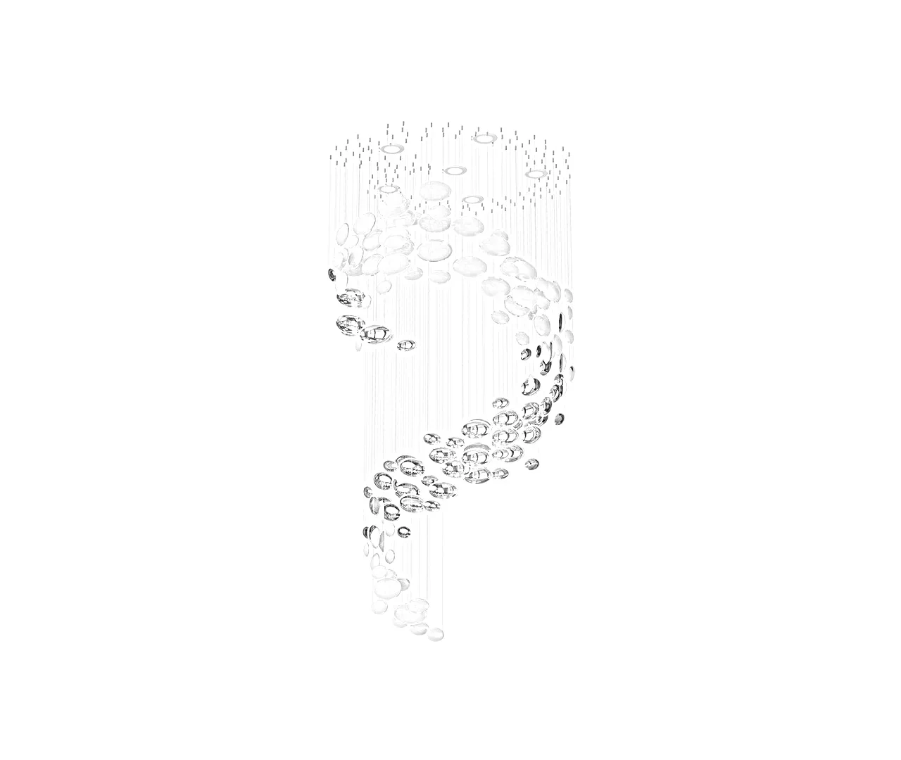 Golden Dragon Egg Chandelier - Image 15