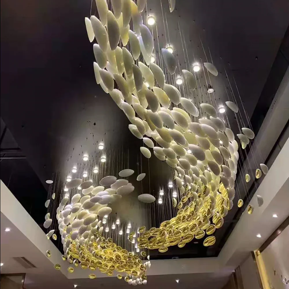 Golden Dragon Egg Chandelier - Image 3