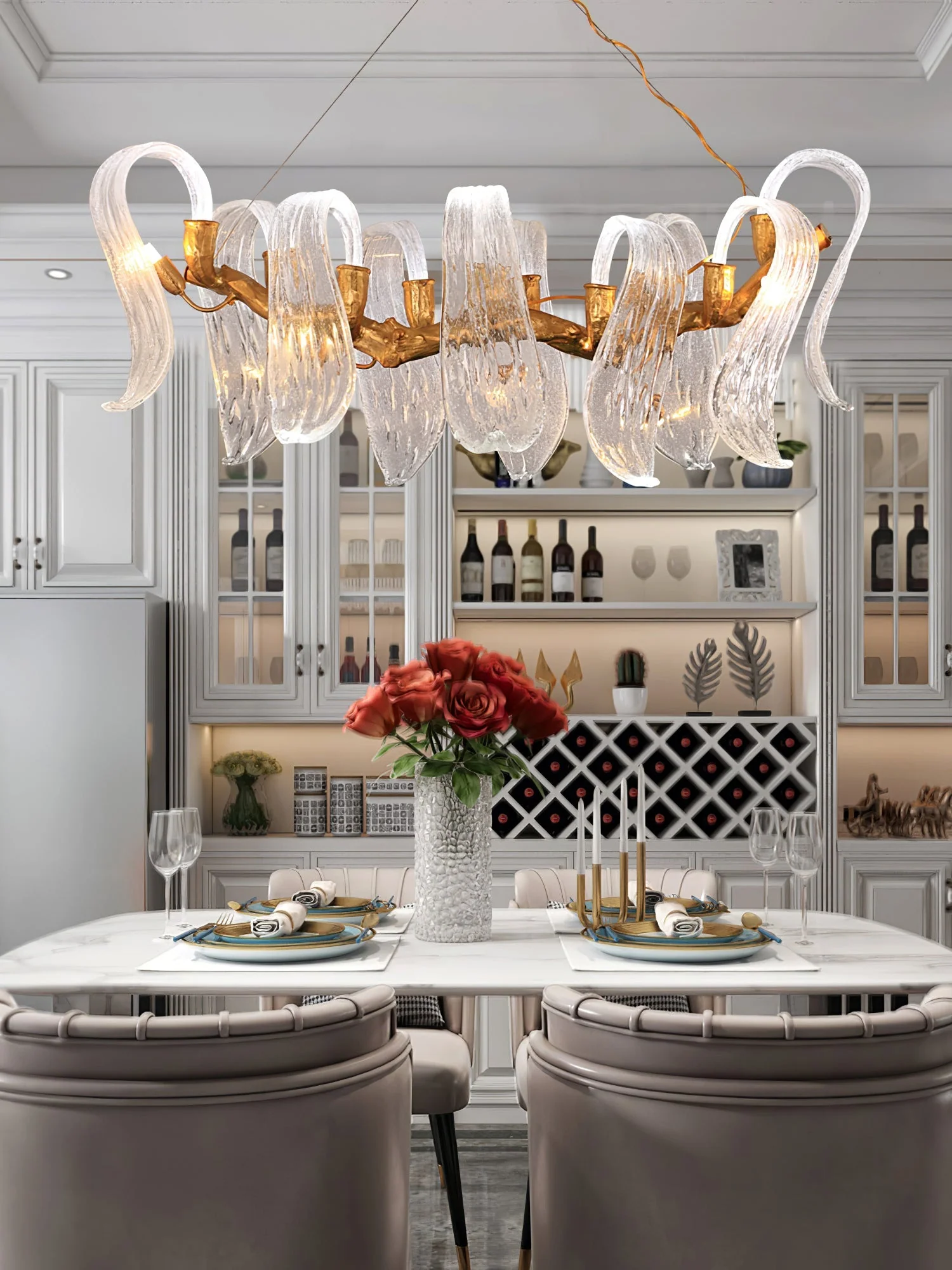 Icarus Wings Horizontal Chandelier - Image 12